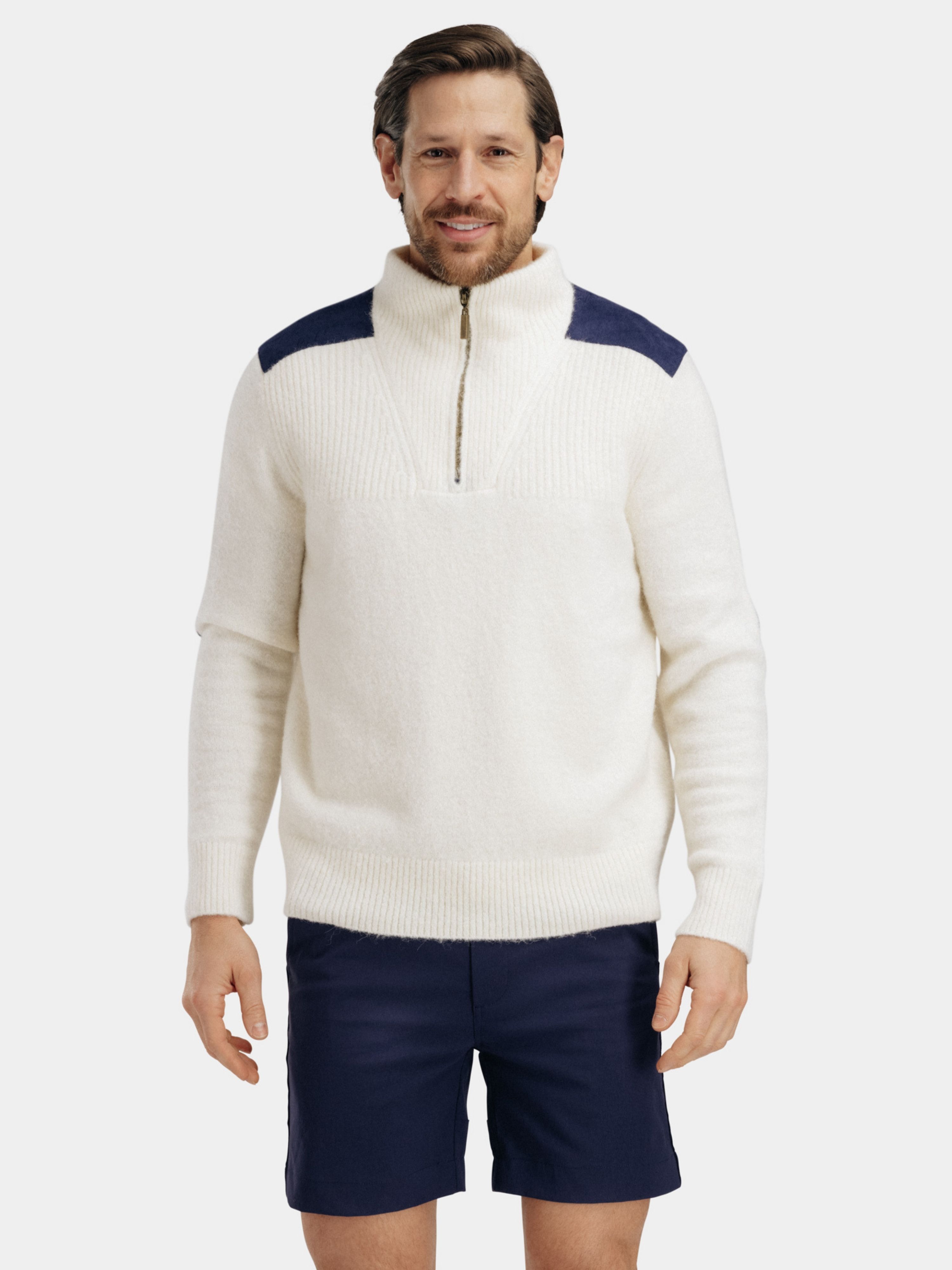 Loen Alpakka Strikkegenser Snow White