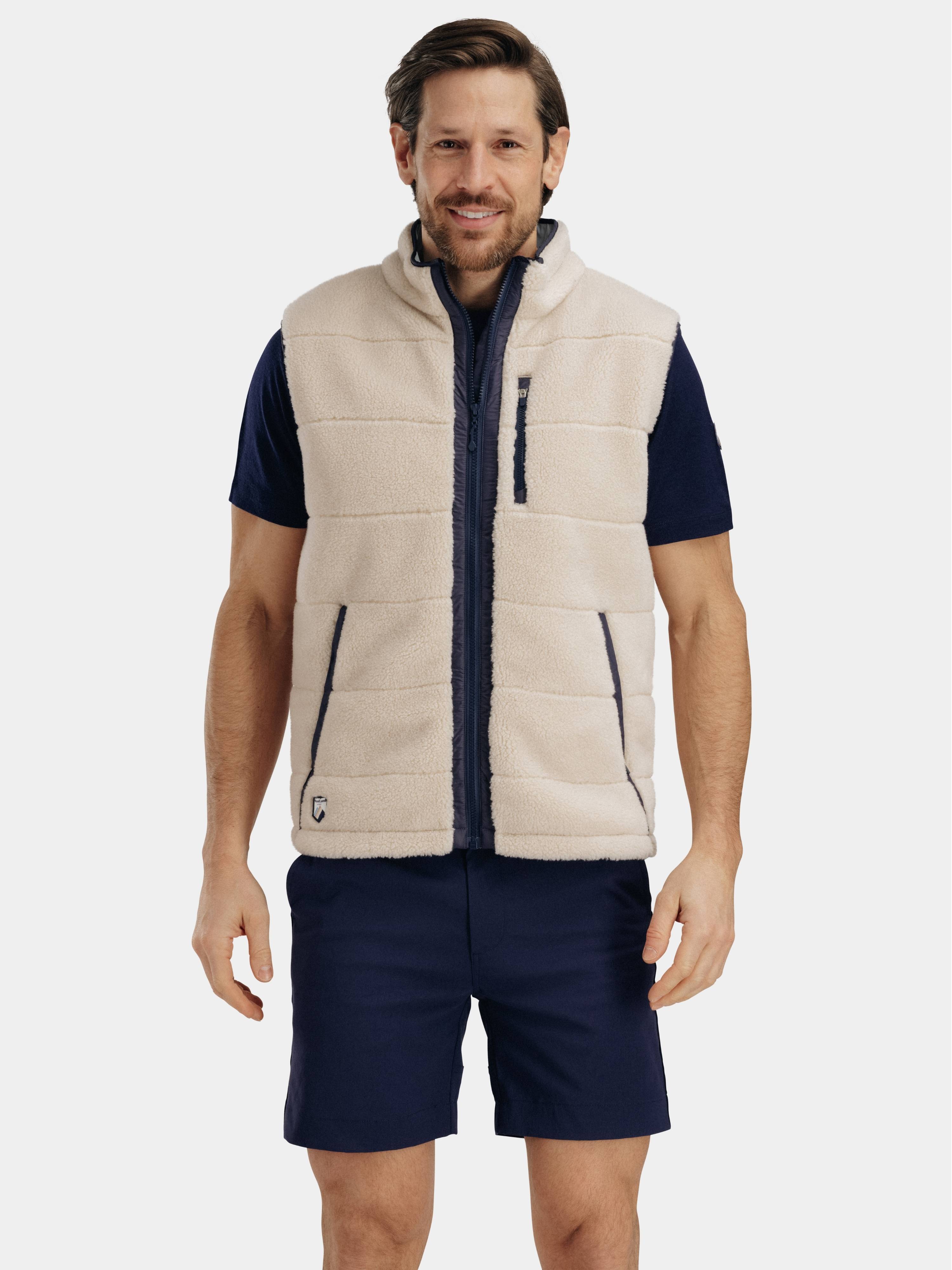 Nusfjord Fleece Vest Beige