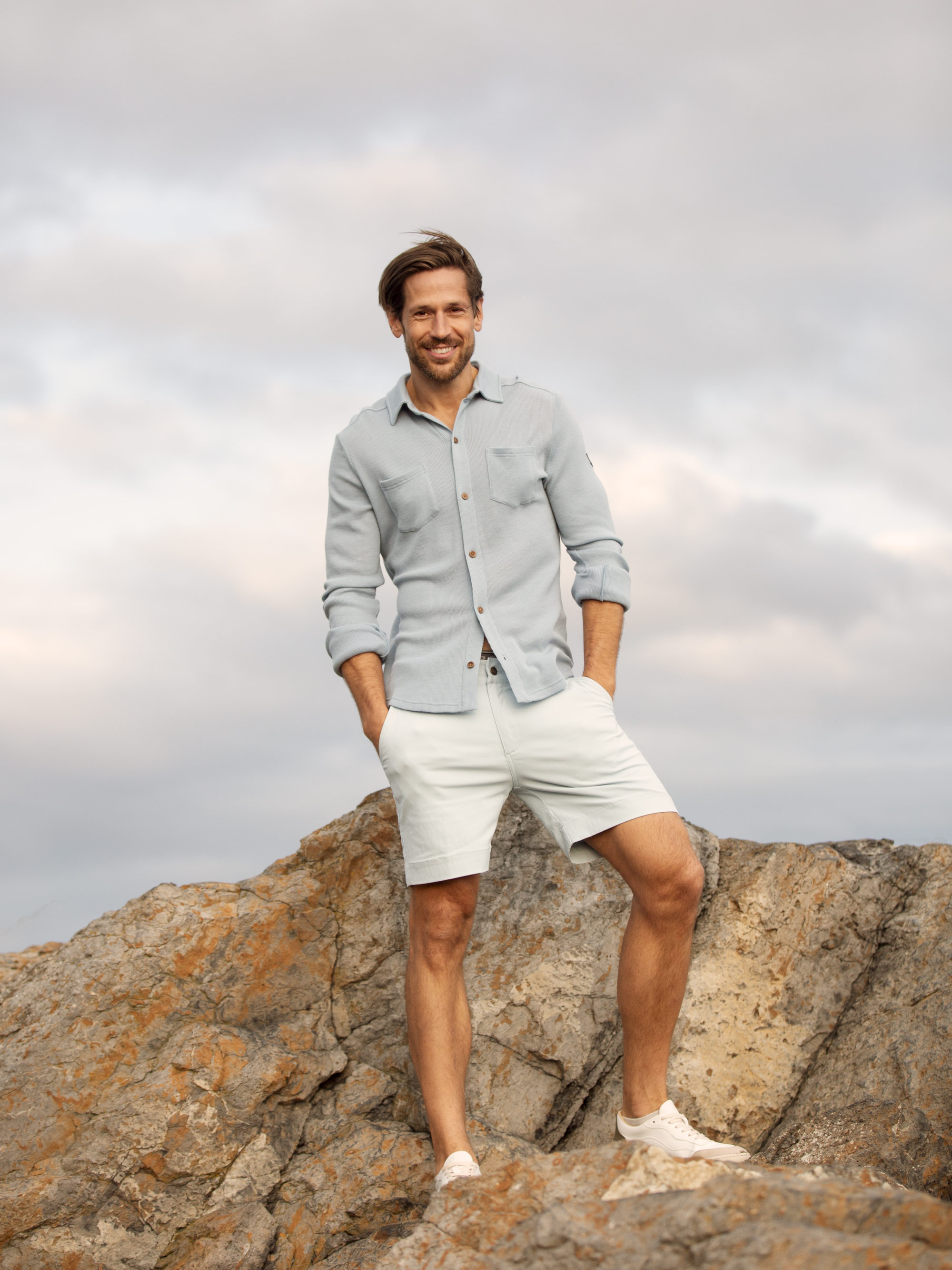 Romsdalseggen Cord Shorts  Snow White