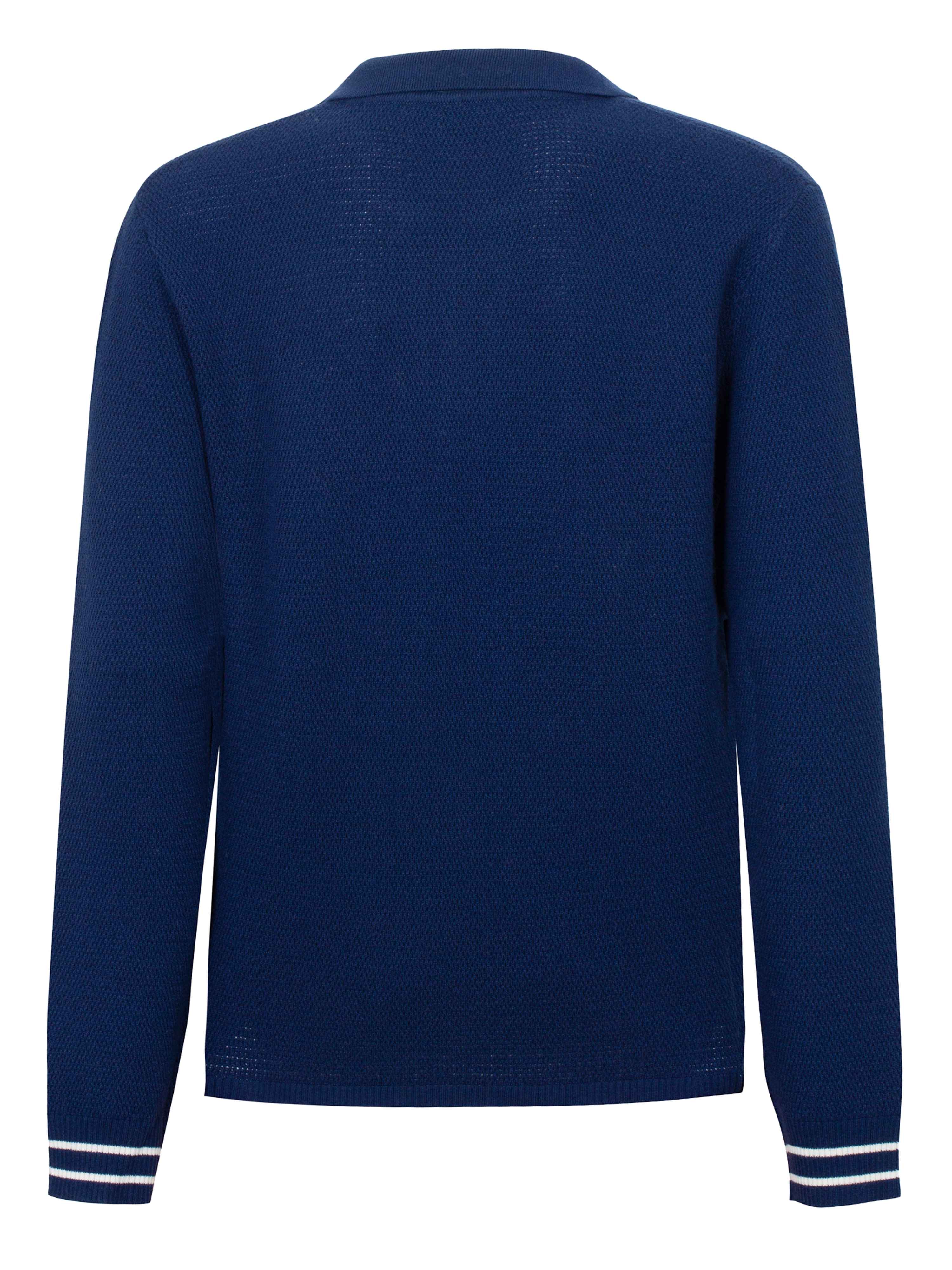 Sandø Strikket Genser Blue Ink