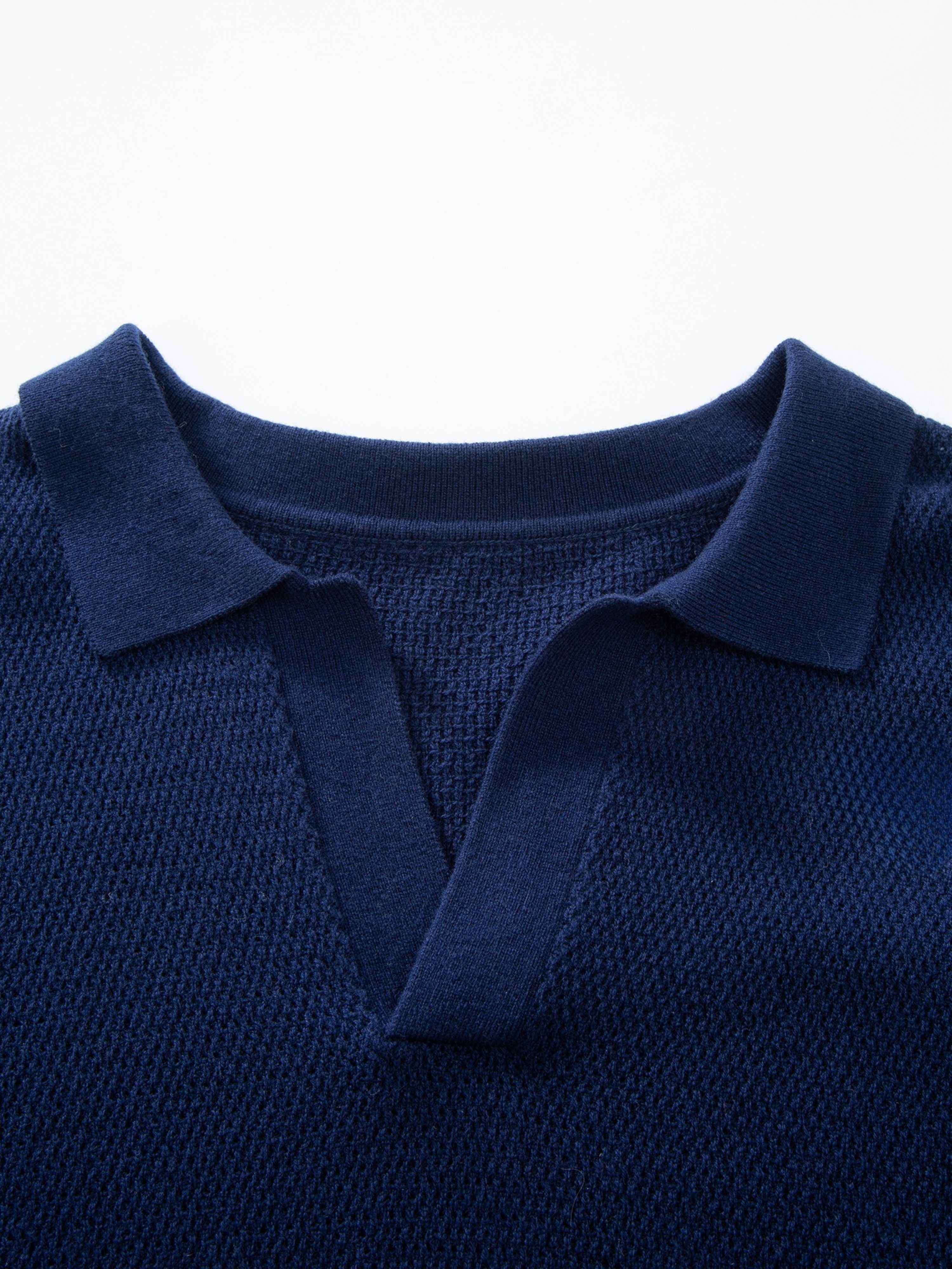 Sandø Strikket Genser Blue Ink