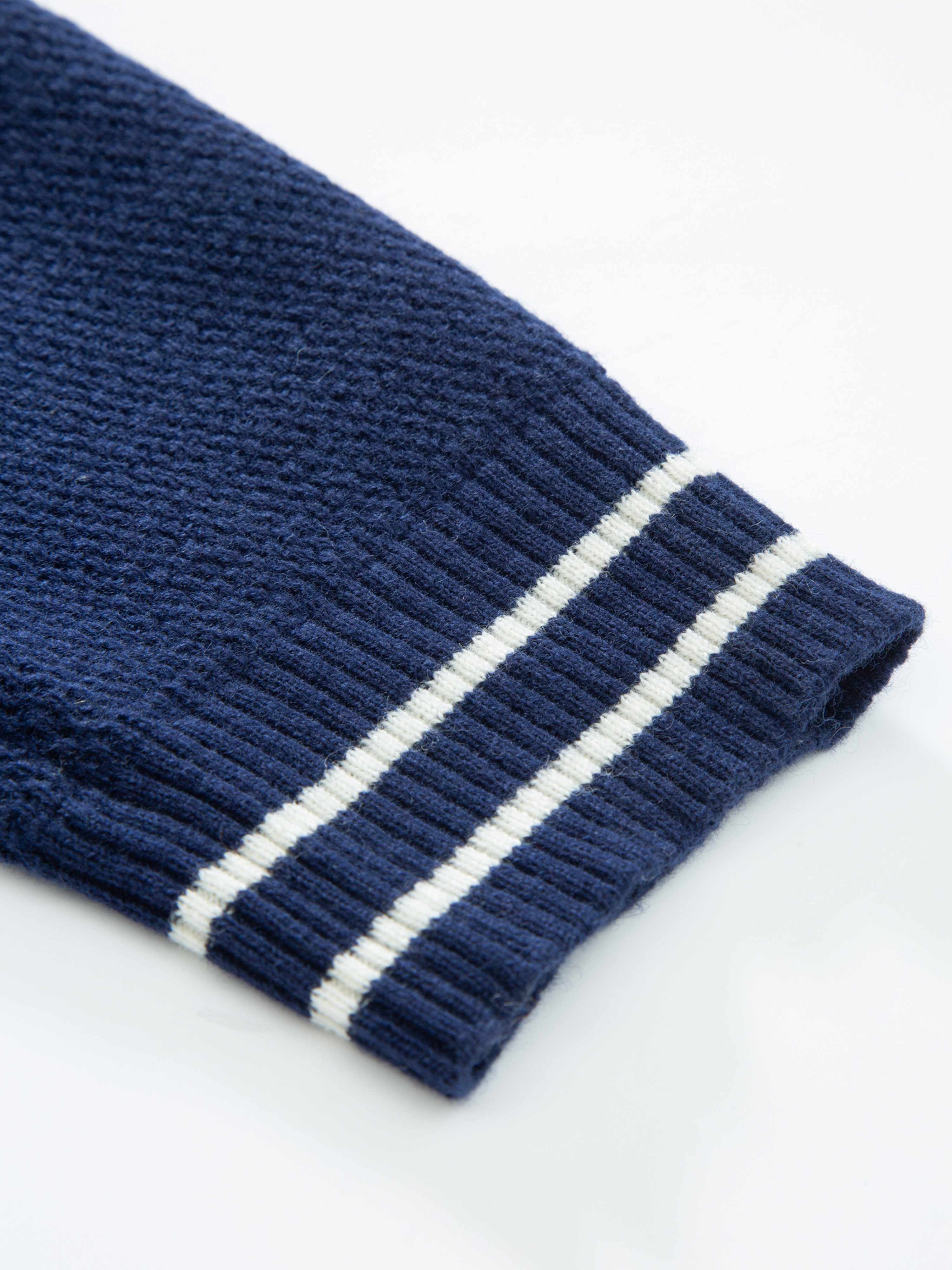 Sandø Strikket Genser Blue Ink