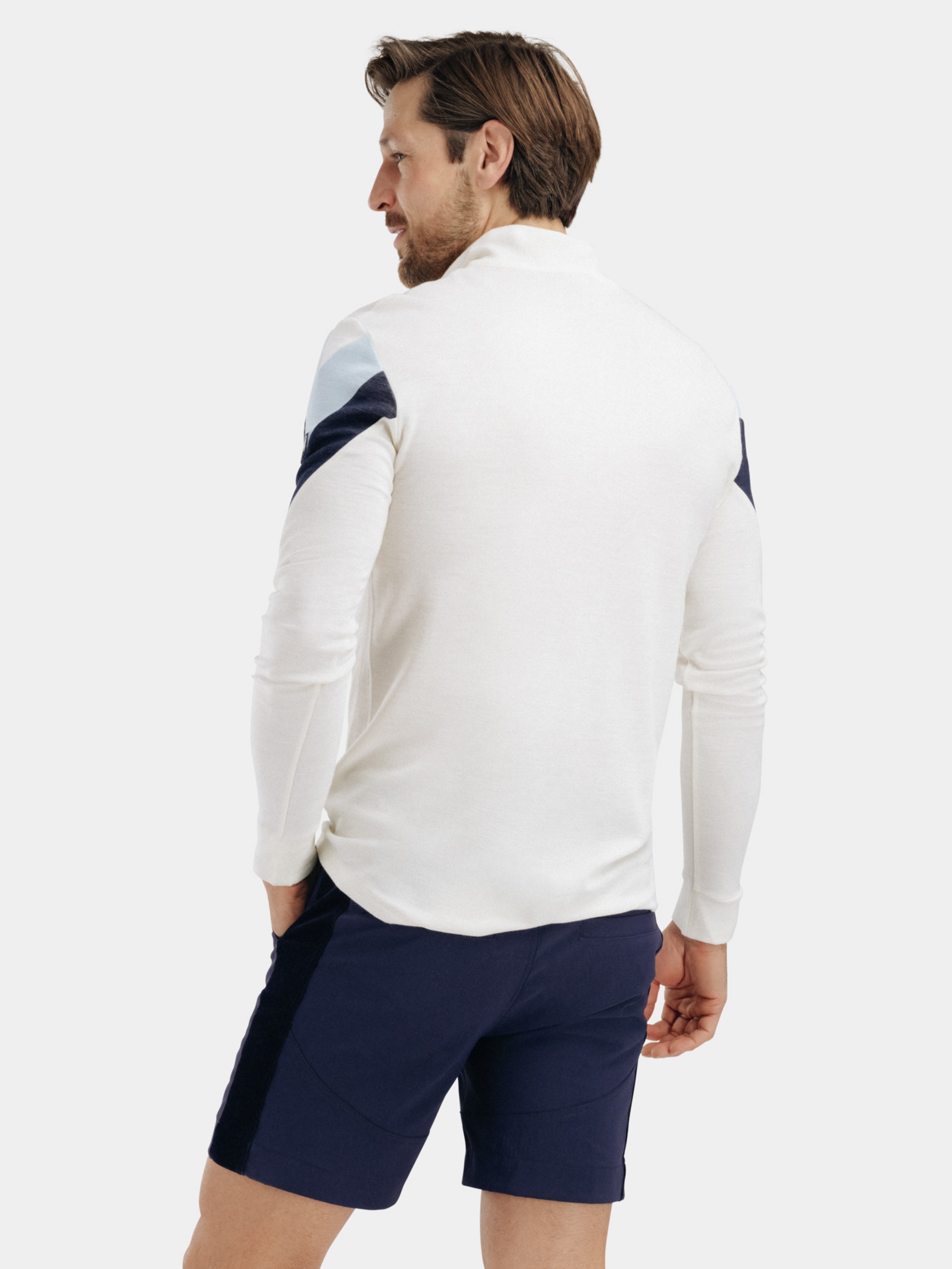 Suleskar Half-Zip Ulltrøye  Snow White