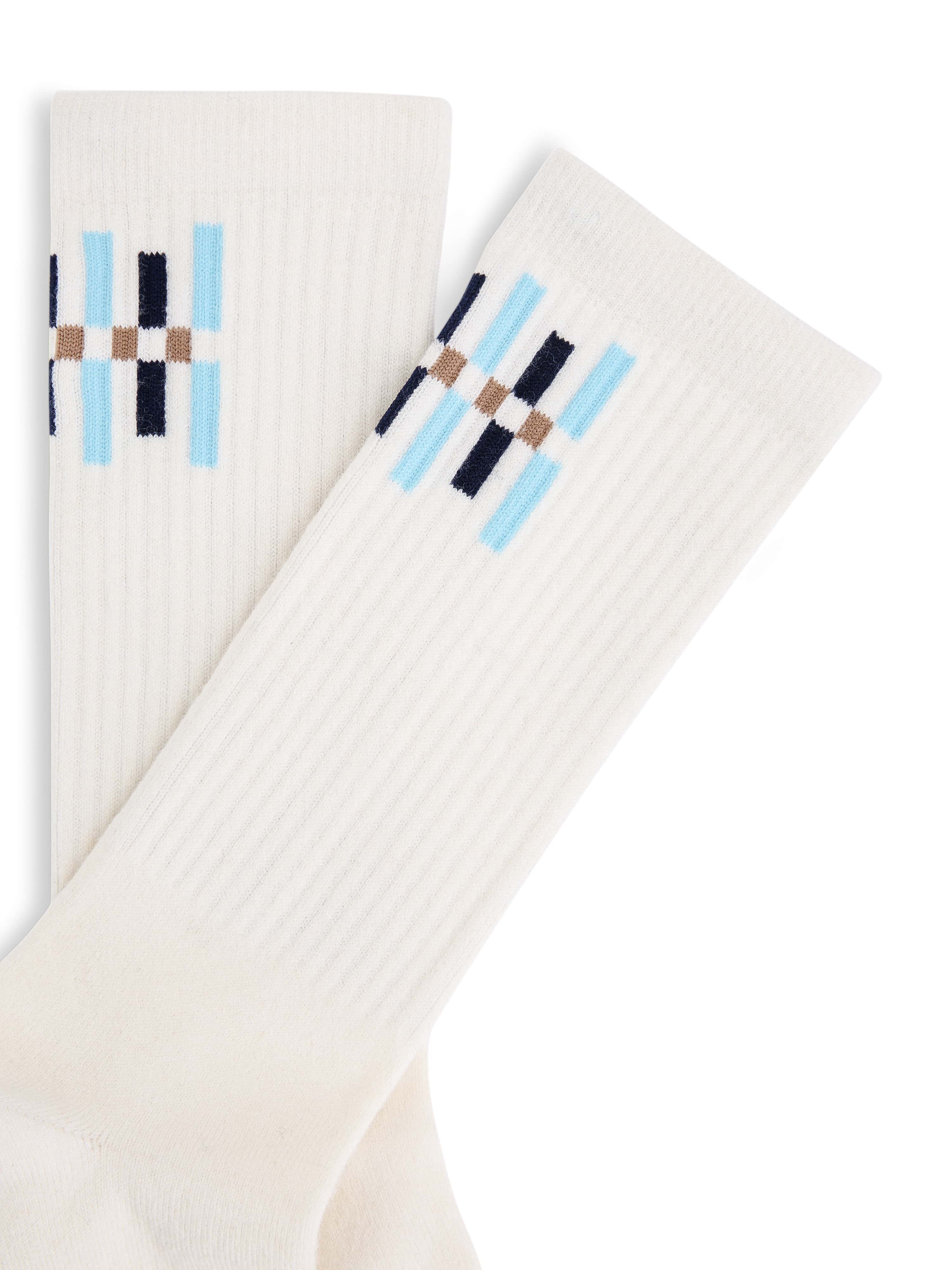 Skutvik Ribbestrikkede Ullsokker Snow White