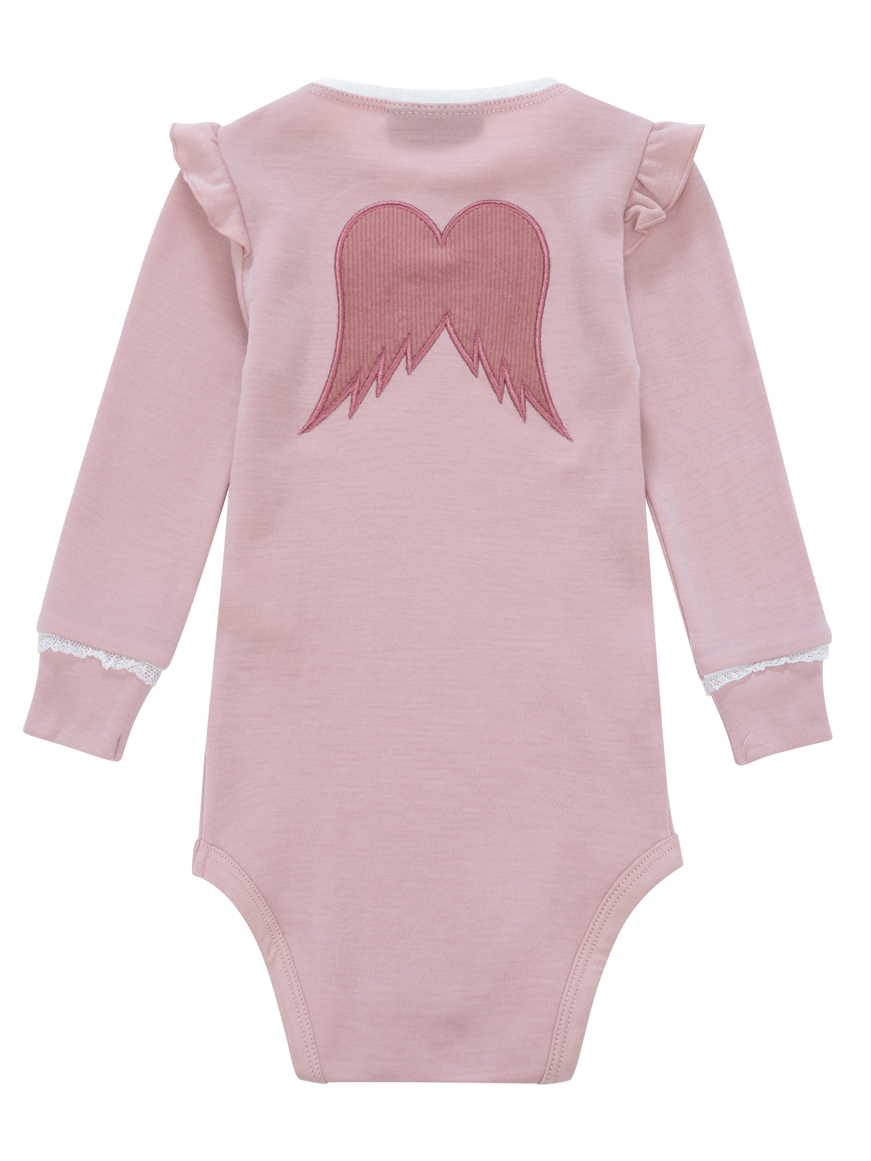 Bergen Ullbody 0-3 år Old Pink / Burned Rose