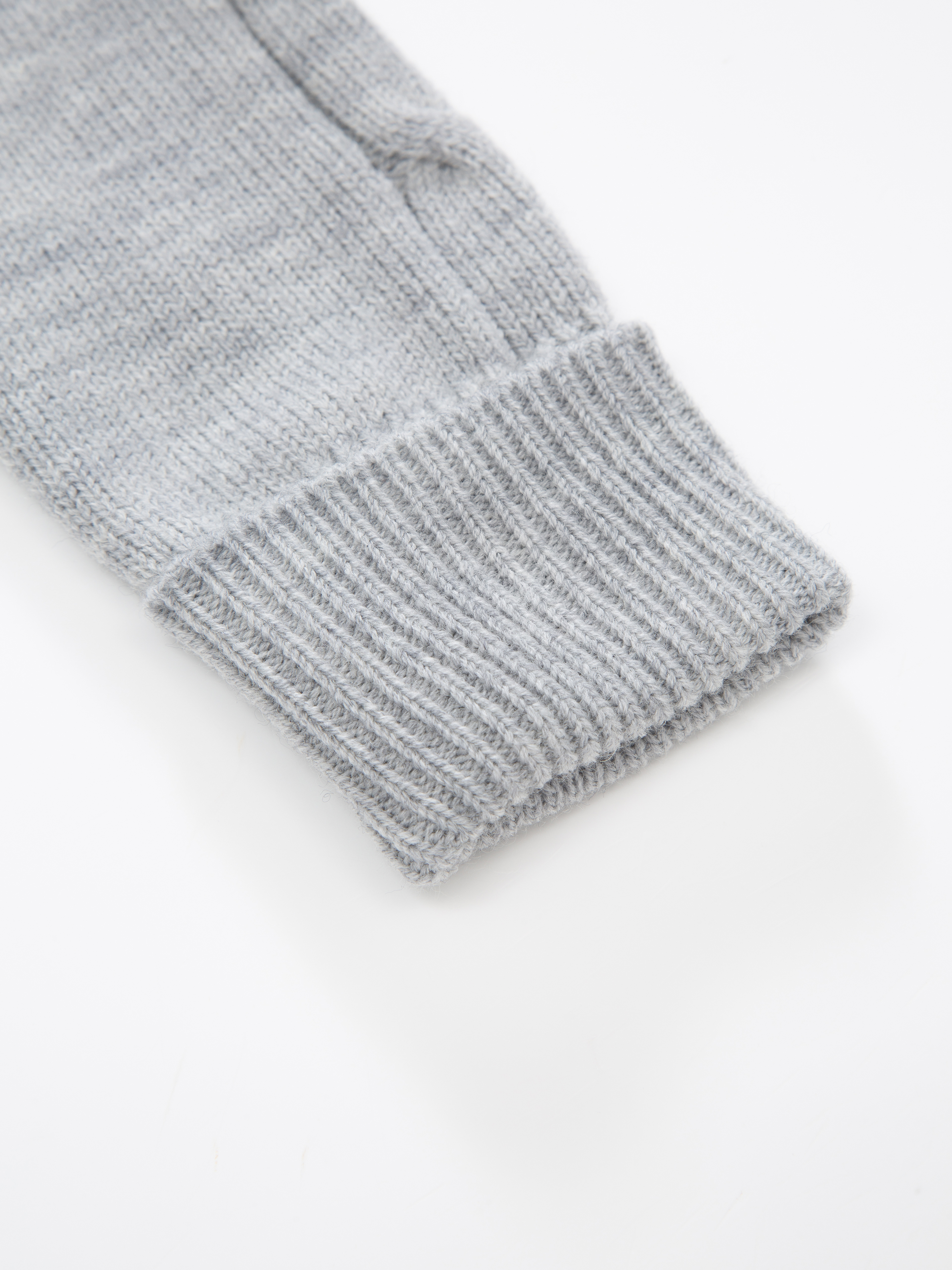 Bitihorn Ulldress 0-3 år Light Grey Melange