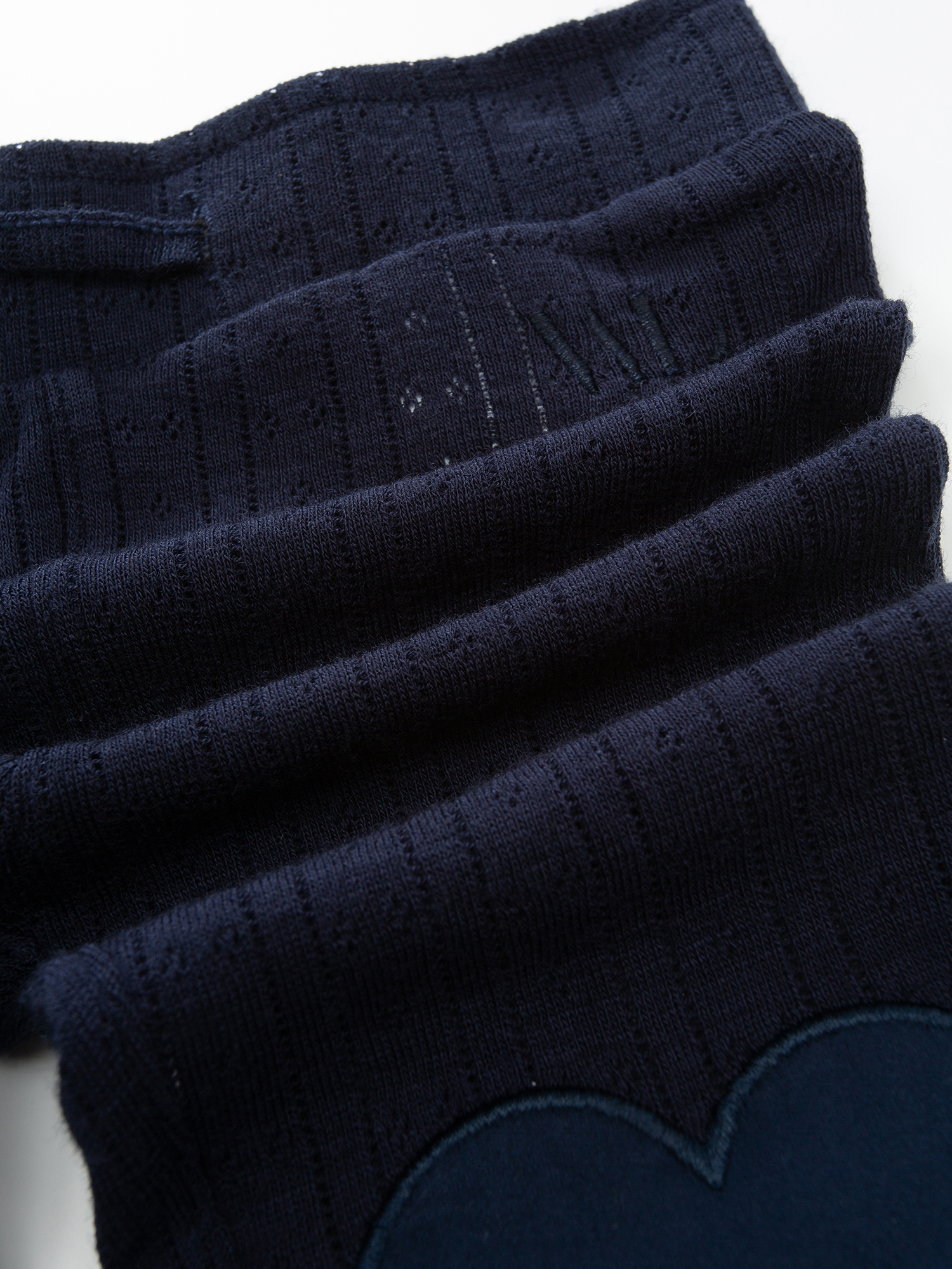 Visbretinden Pointelle Ullbukse  Blue Ink