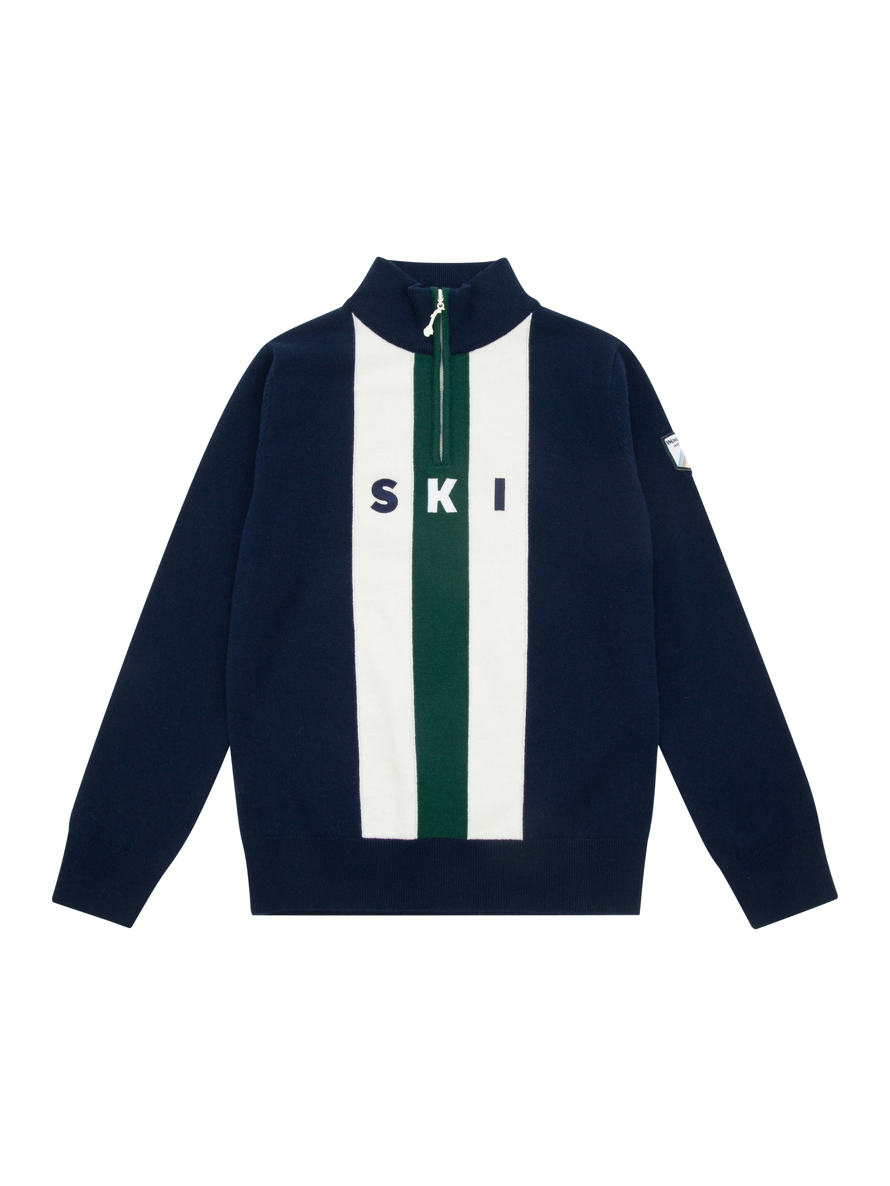 Hemsedal Strikkegenser Blue Ink
