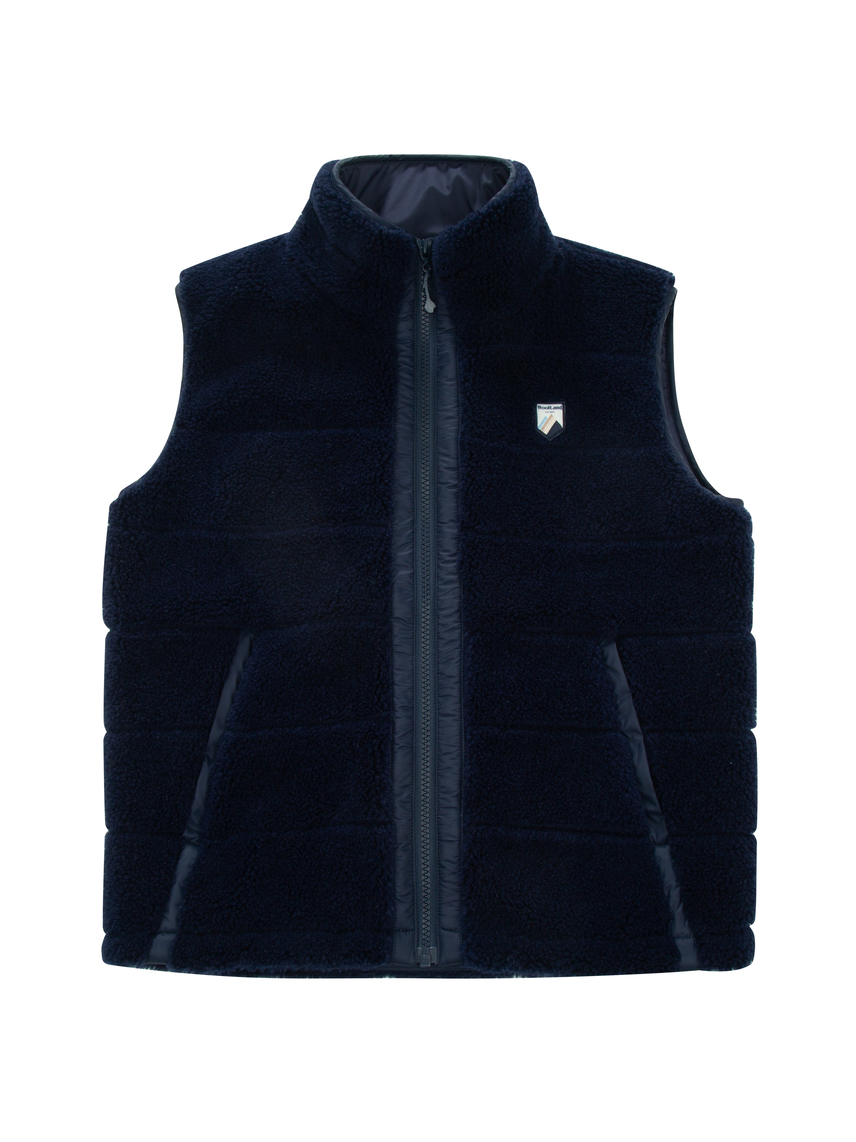 Nusfjord Fleece Vest Blue Ink