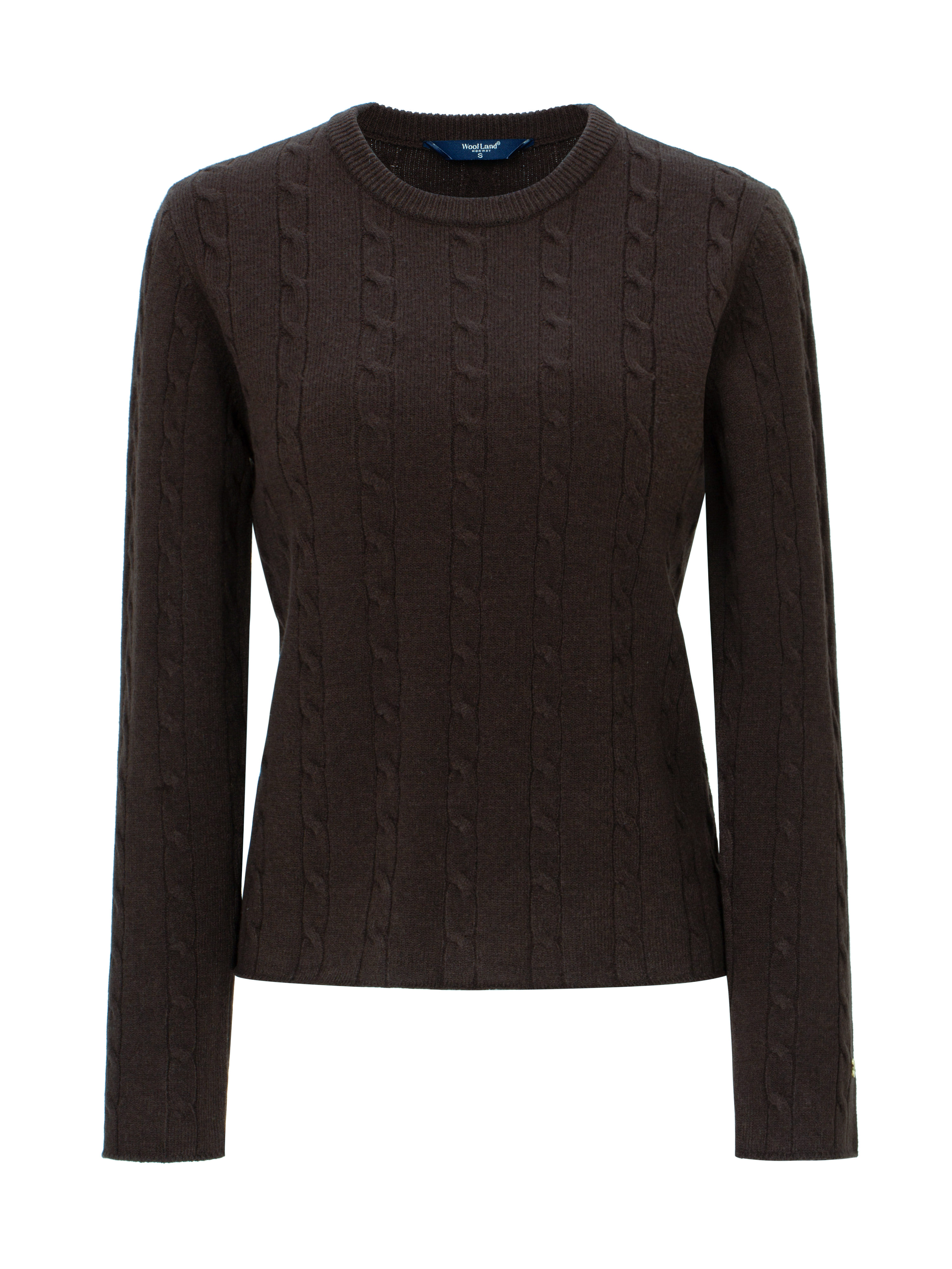 Bitihorn Strikkegenser  Dark Brown