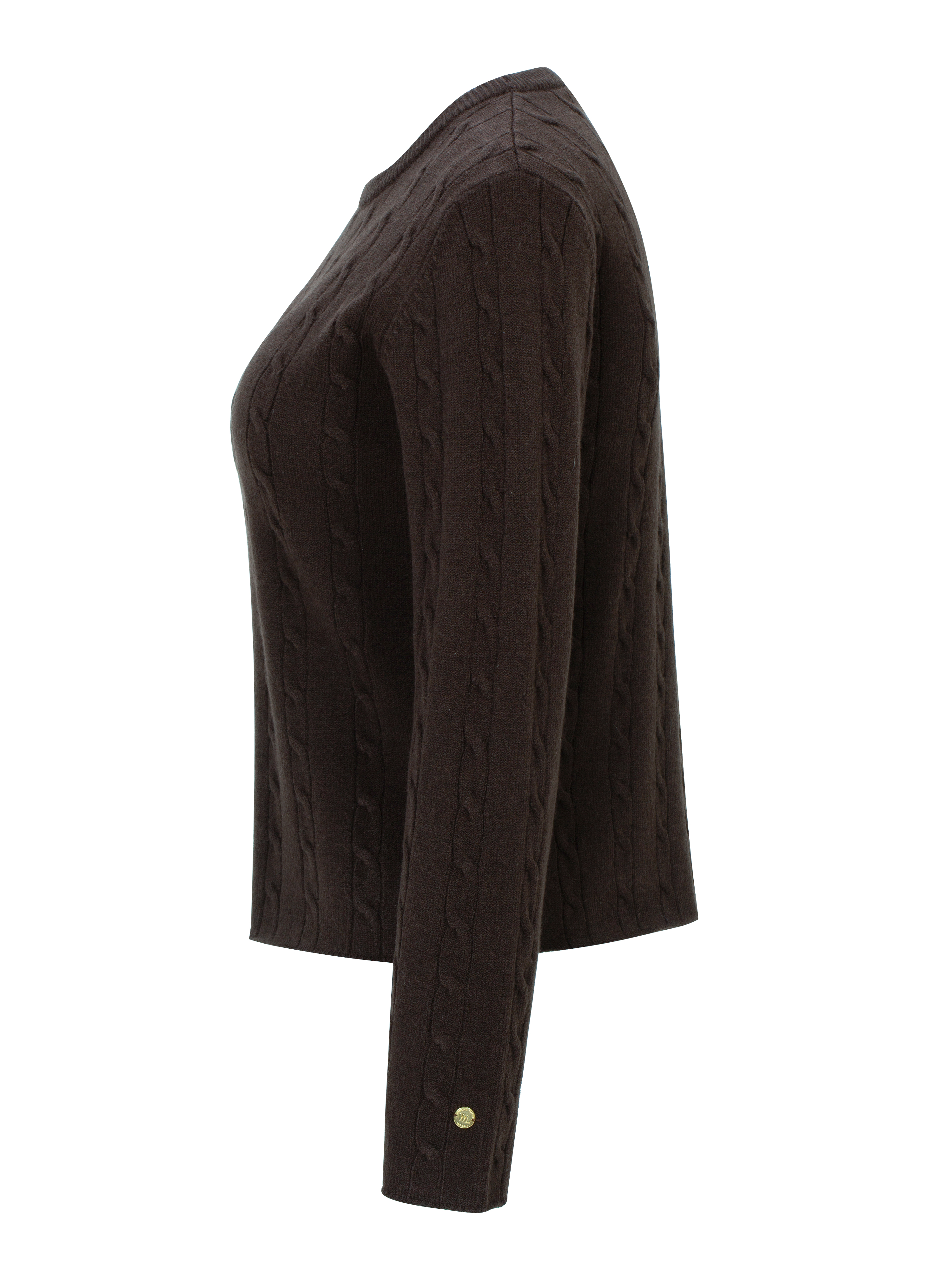 Bitihorn Strikkegenser  Dark Brown