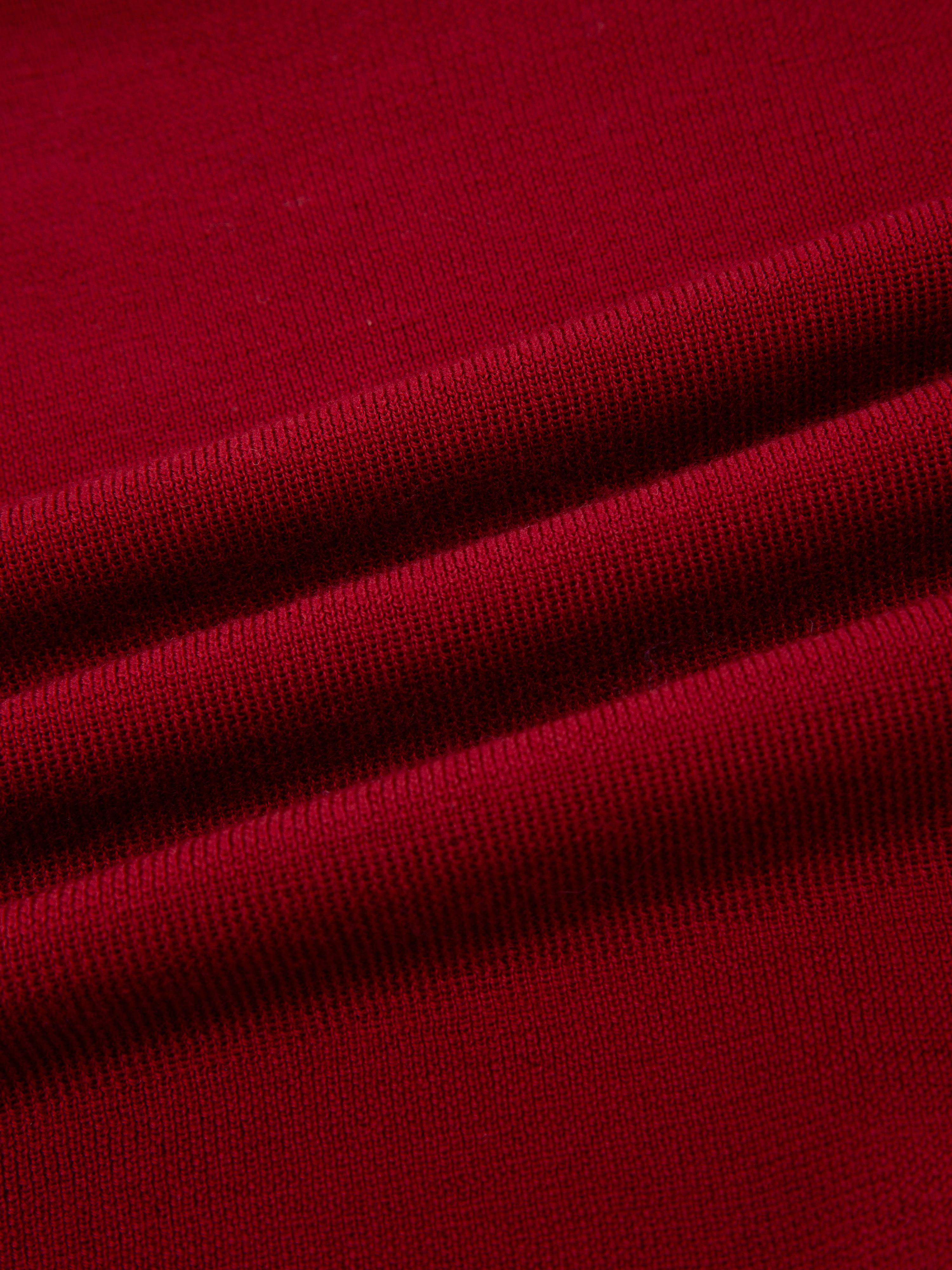 Lifjellet Strikkegenser Ruby Red