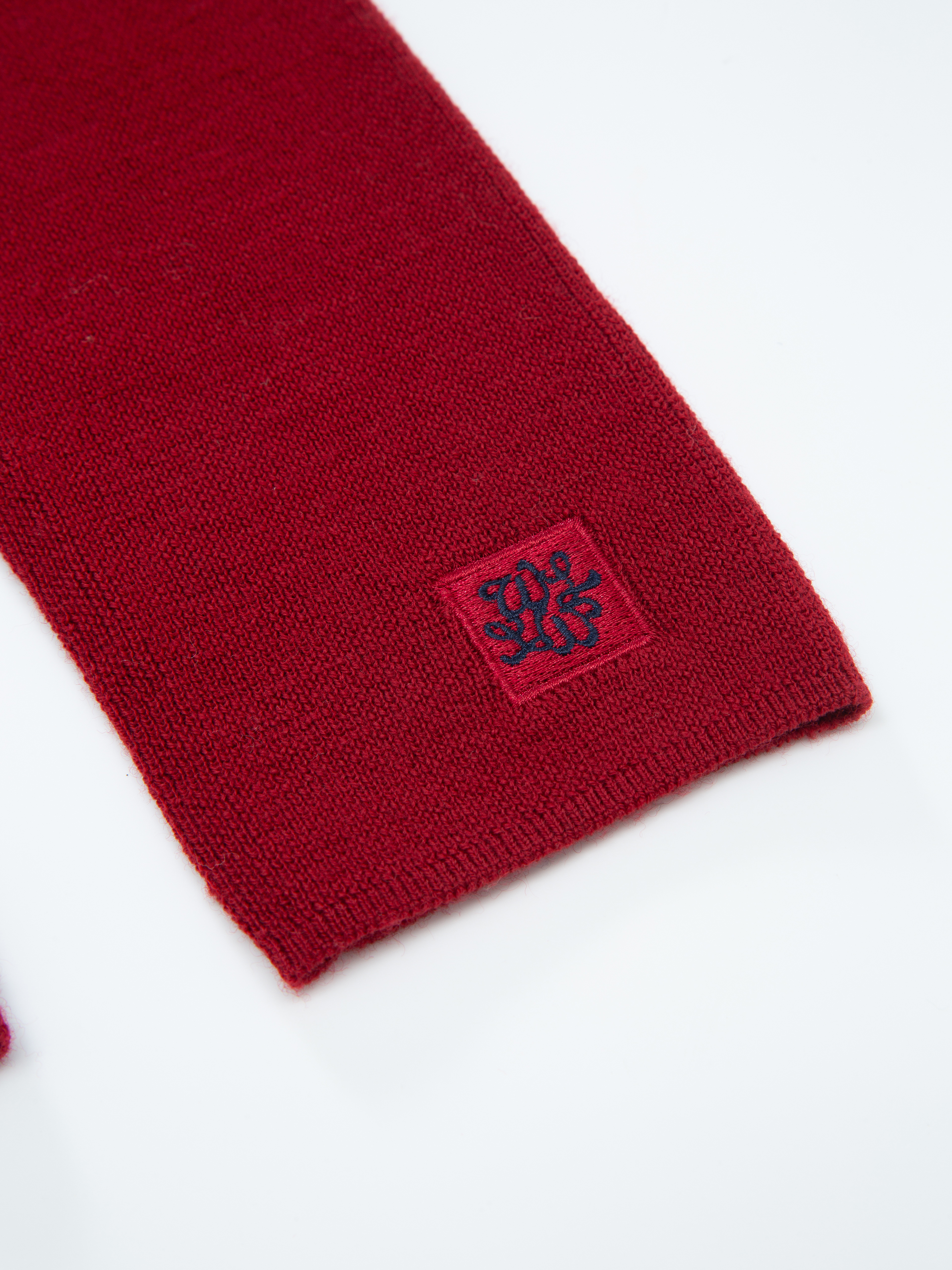 Lifjellet Strikkegenser Ruby Red