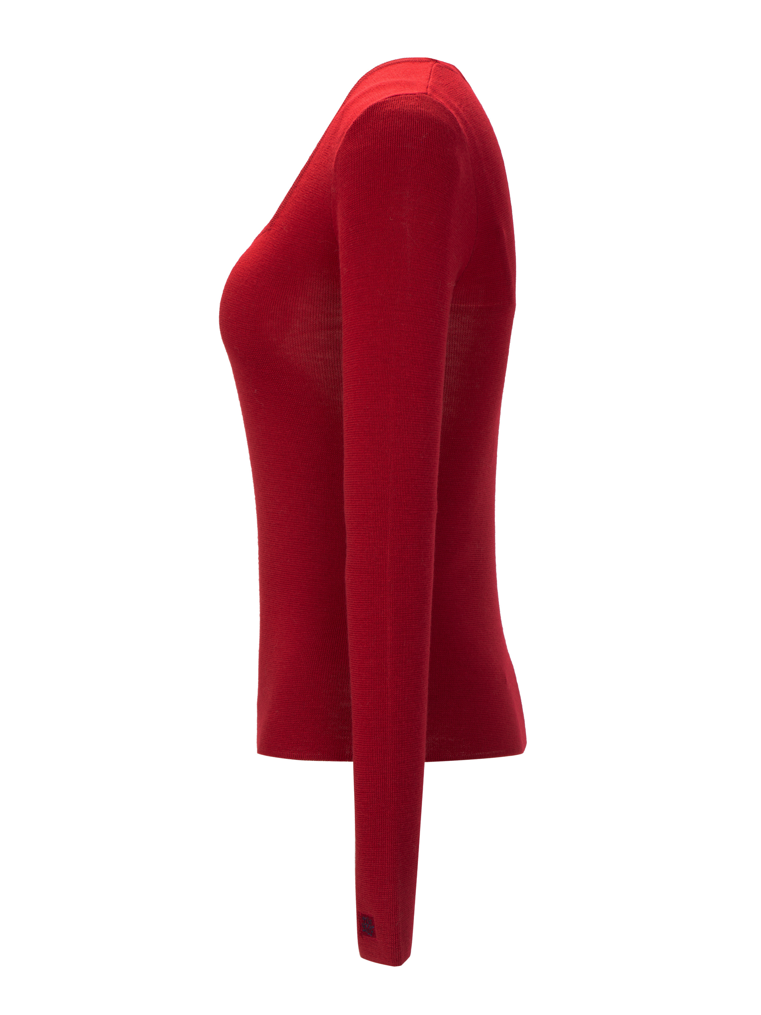 Lifjellet Strikkegenser Ruby Red