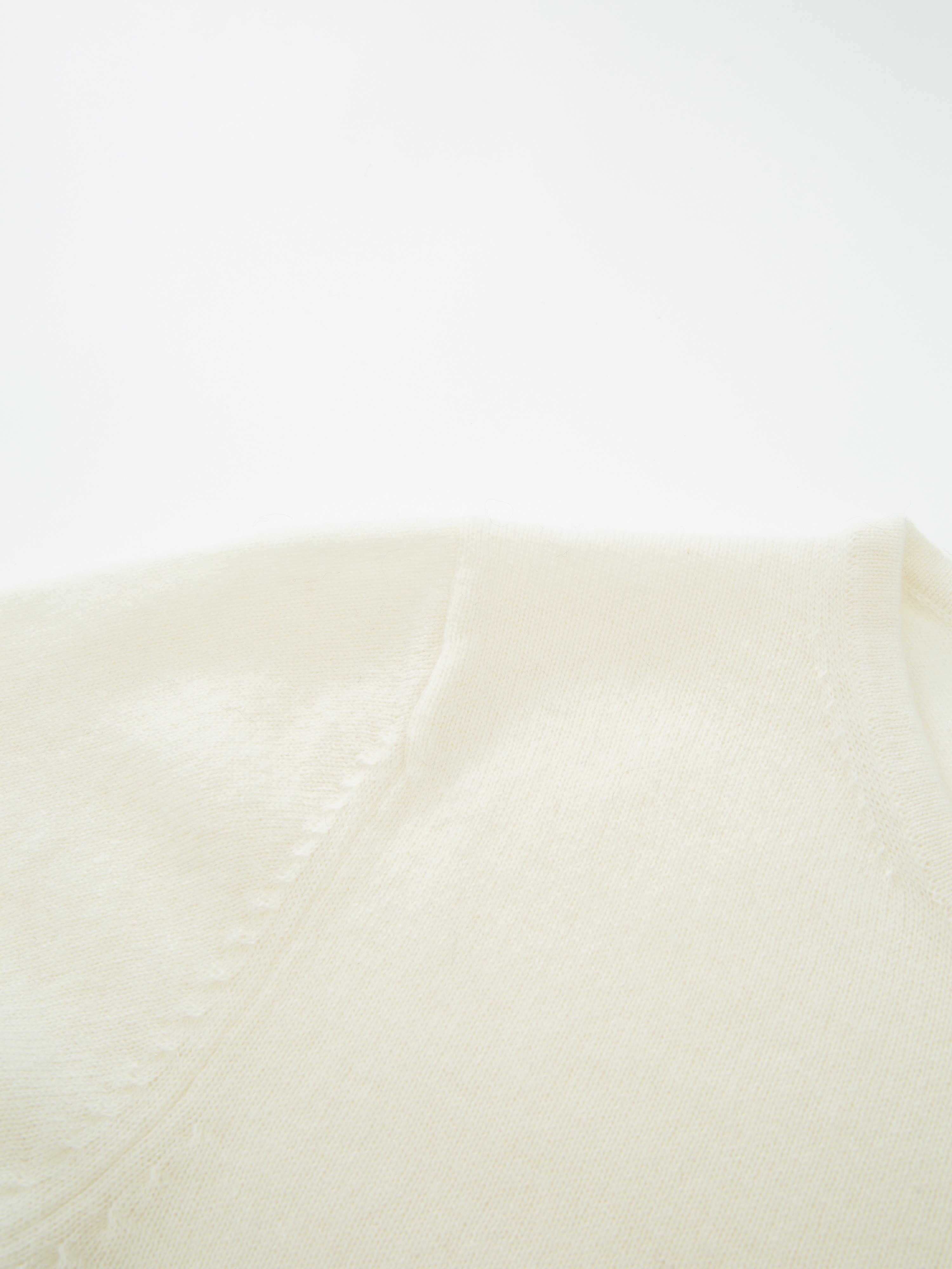 Loftet Kashmir T-skjorte Cream