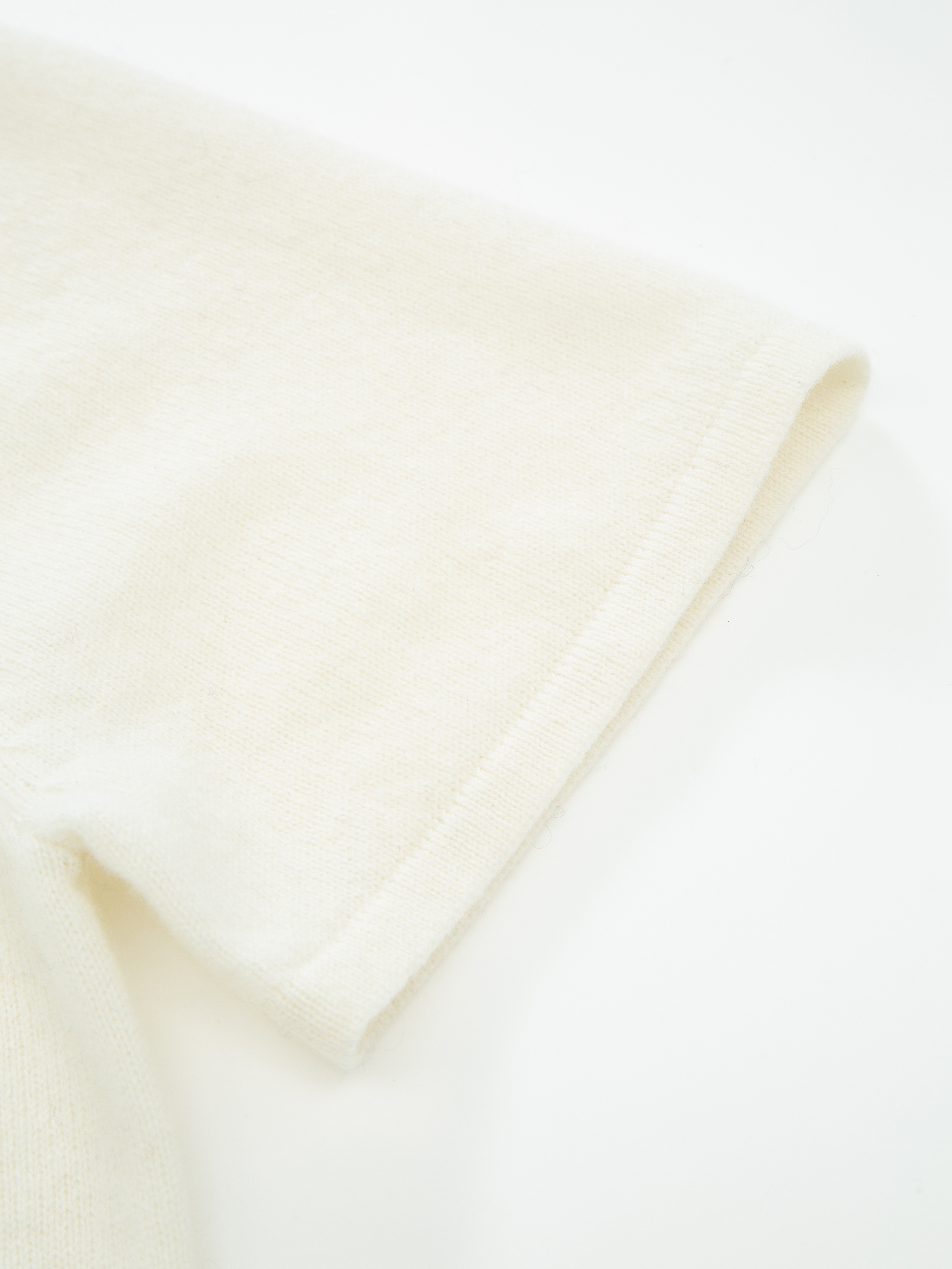 Loftet Kashmir T-skjorte Cream