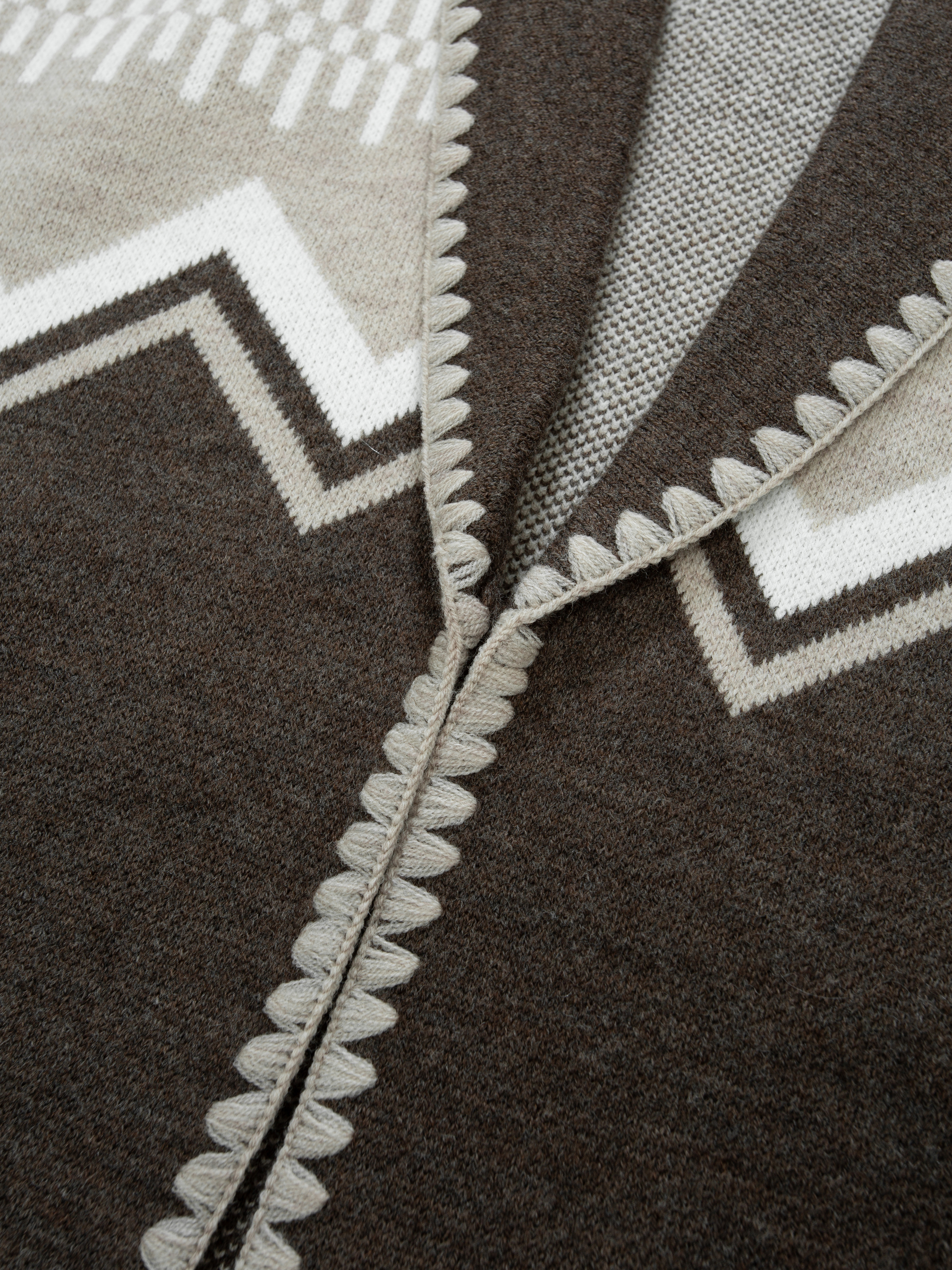 Rondslottet Strikkejakke Dark Brown