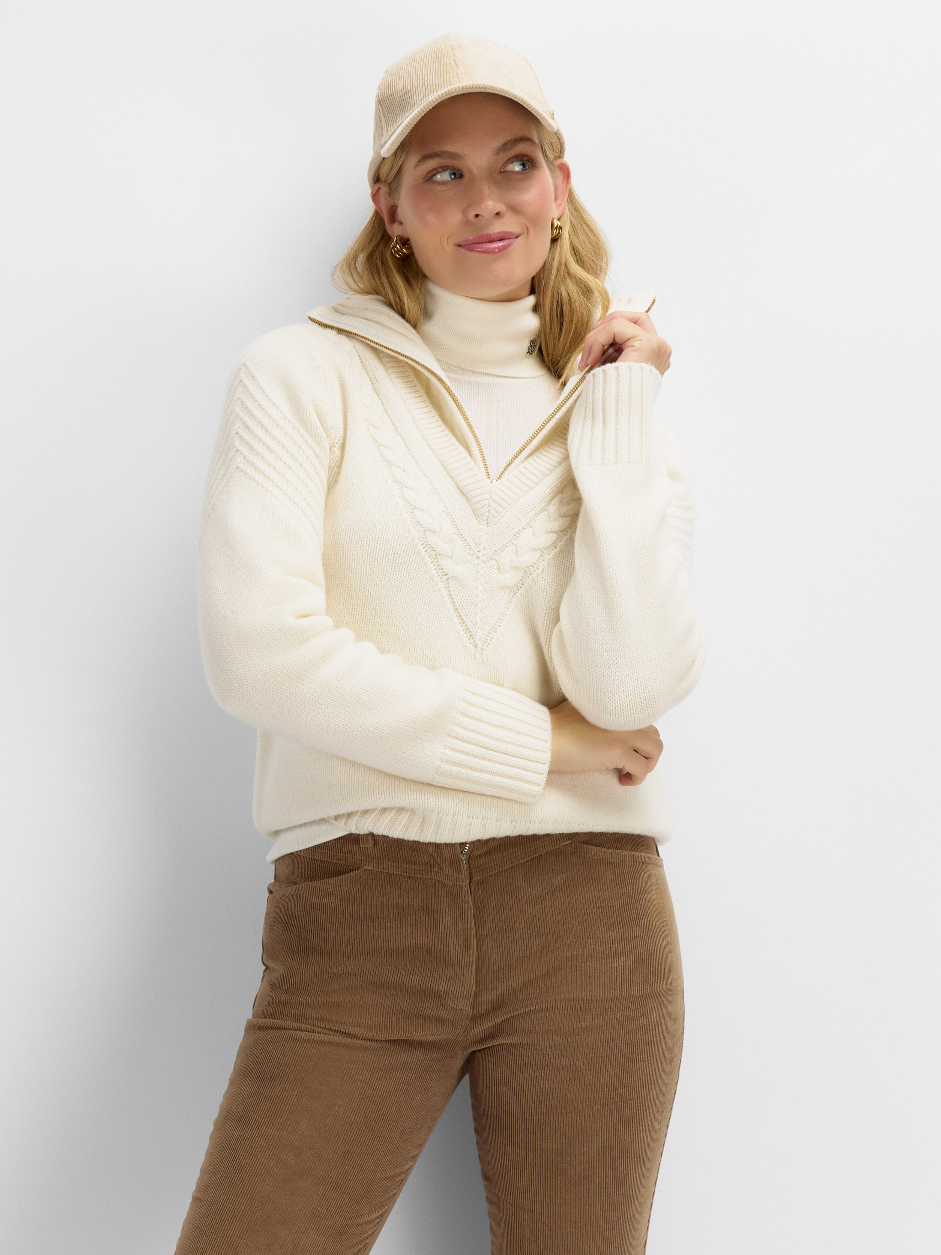 Skaget Strikkegenser Snow White