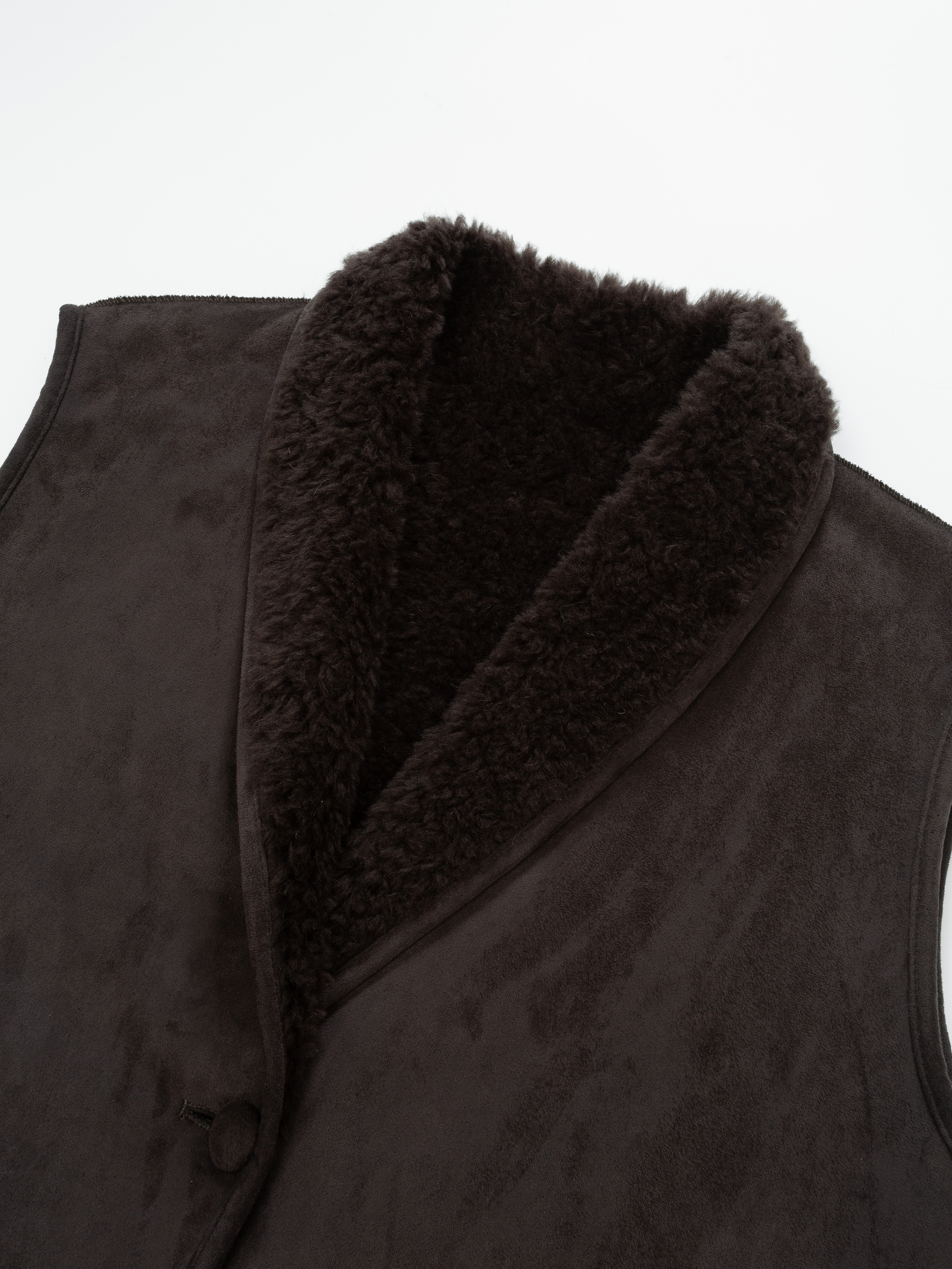 Solbakken Lammeull Vest Mocca