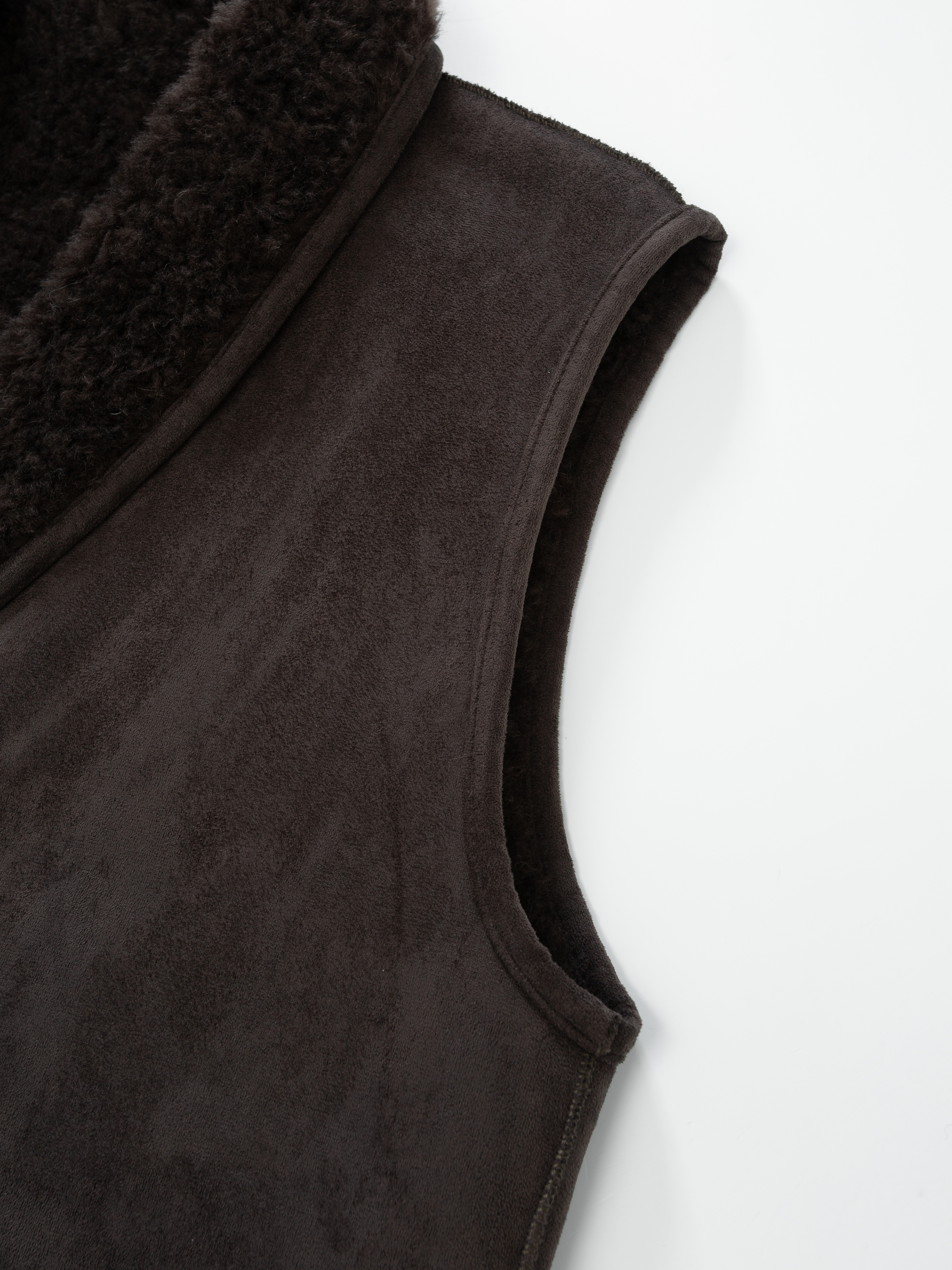 Solbakken Lammeull Vest Mocca