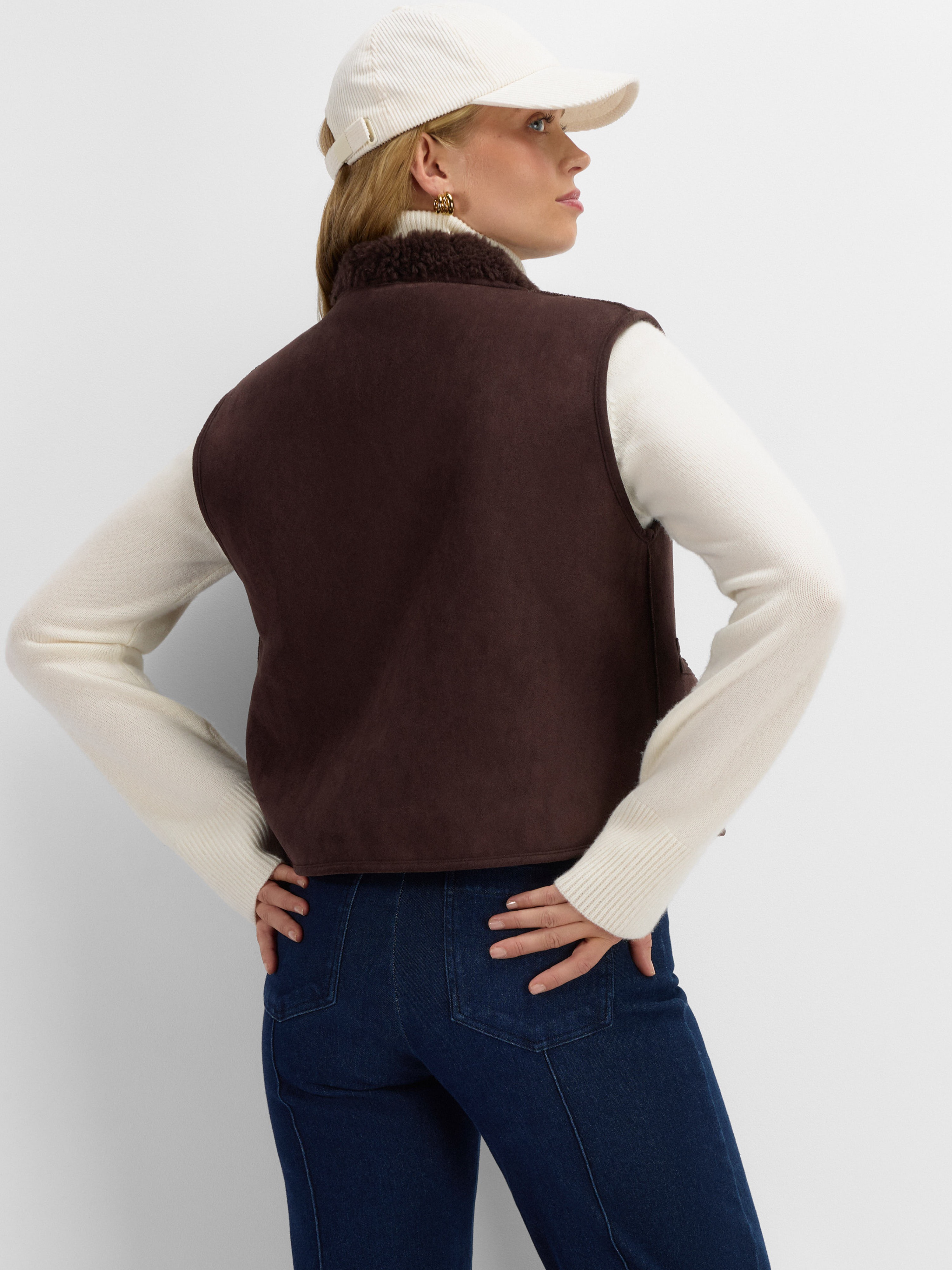 Solbakken Lammeull Vest Mocca