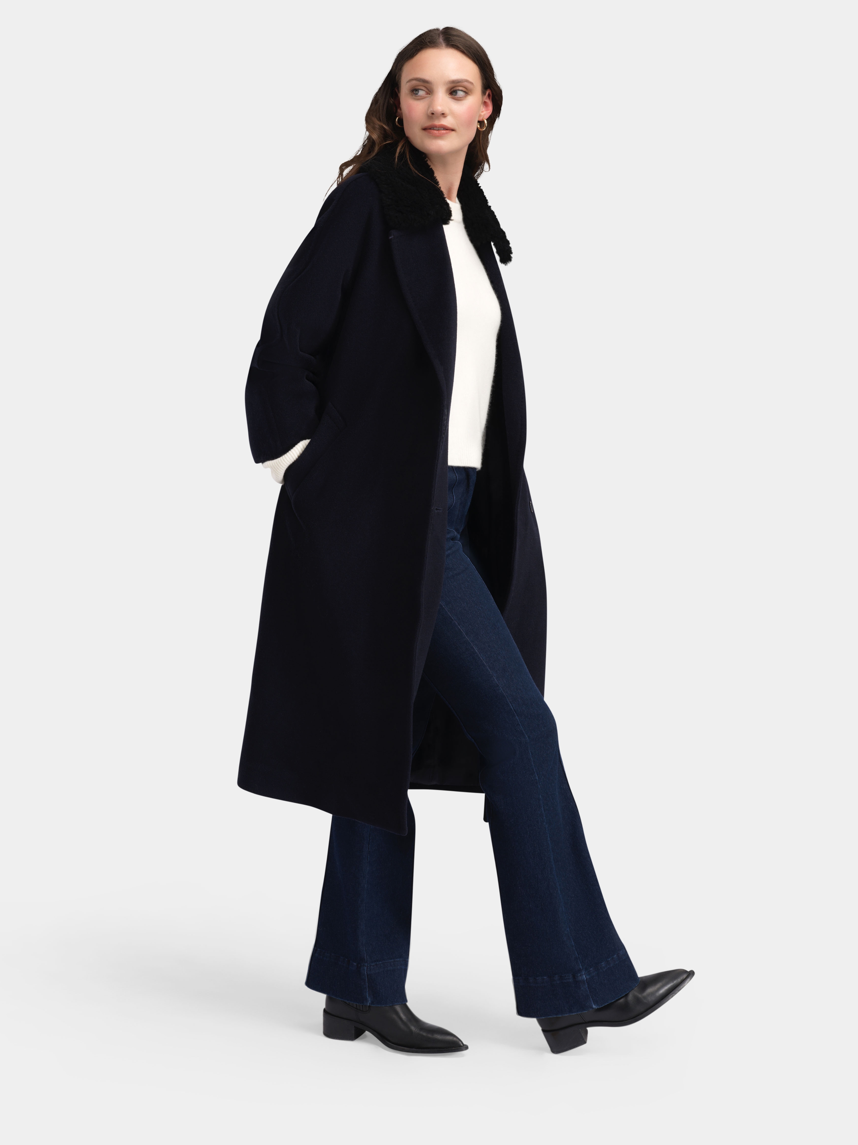 Stetind Ullkåpe Dark Blue
