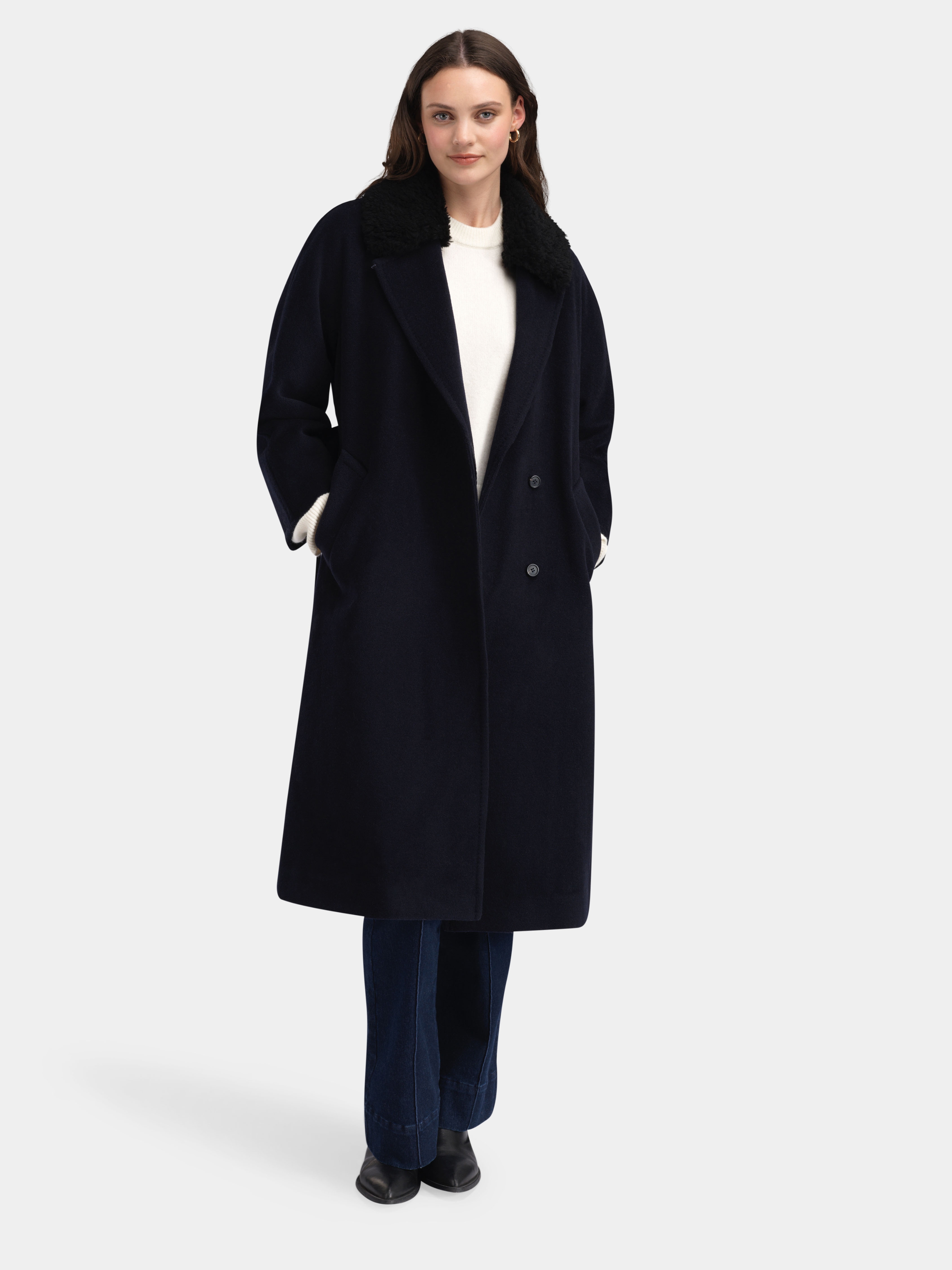 Stetind Ullkåpe Dark Blue