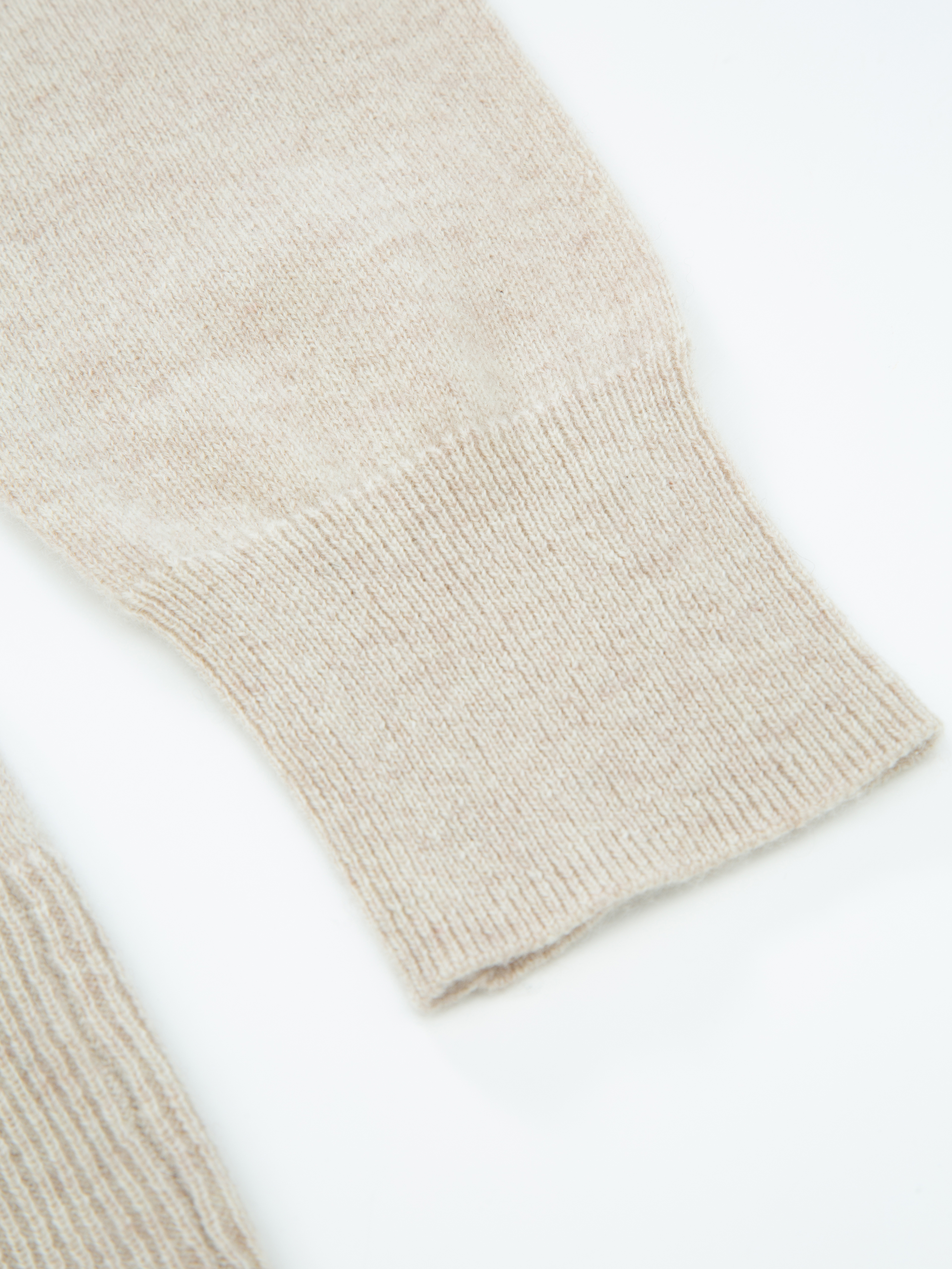 Stortoppen Kashmirjakke Light Sand Melange
