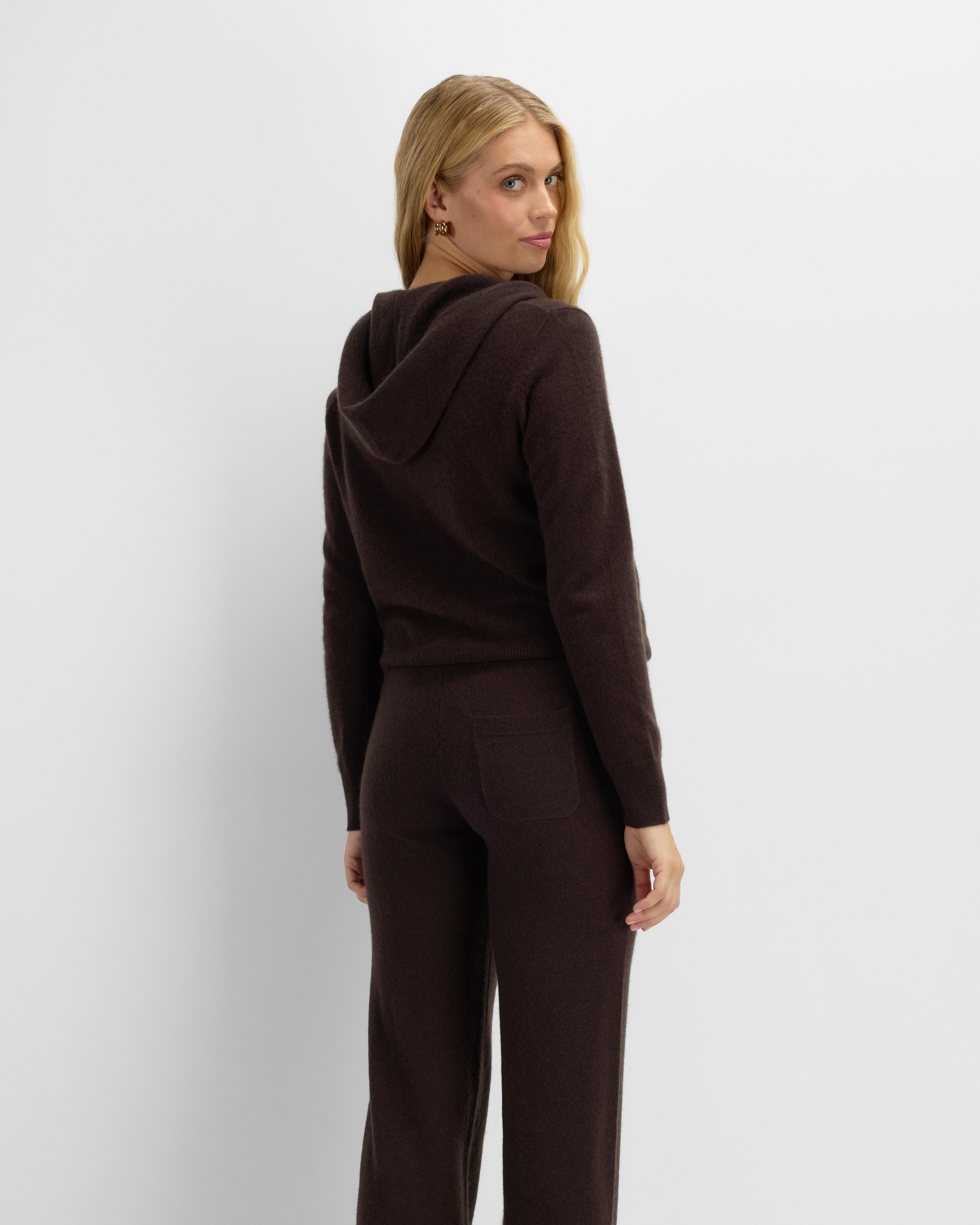 Stortoppen Kashmirbukse - Regular Dark Brown