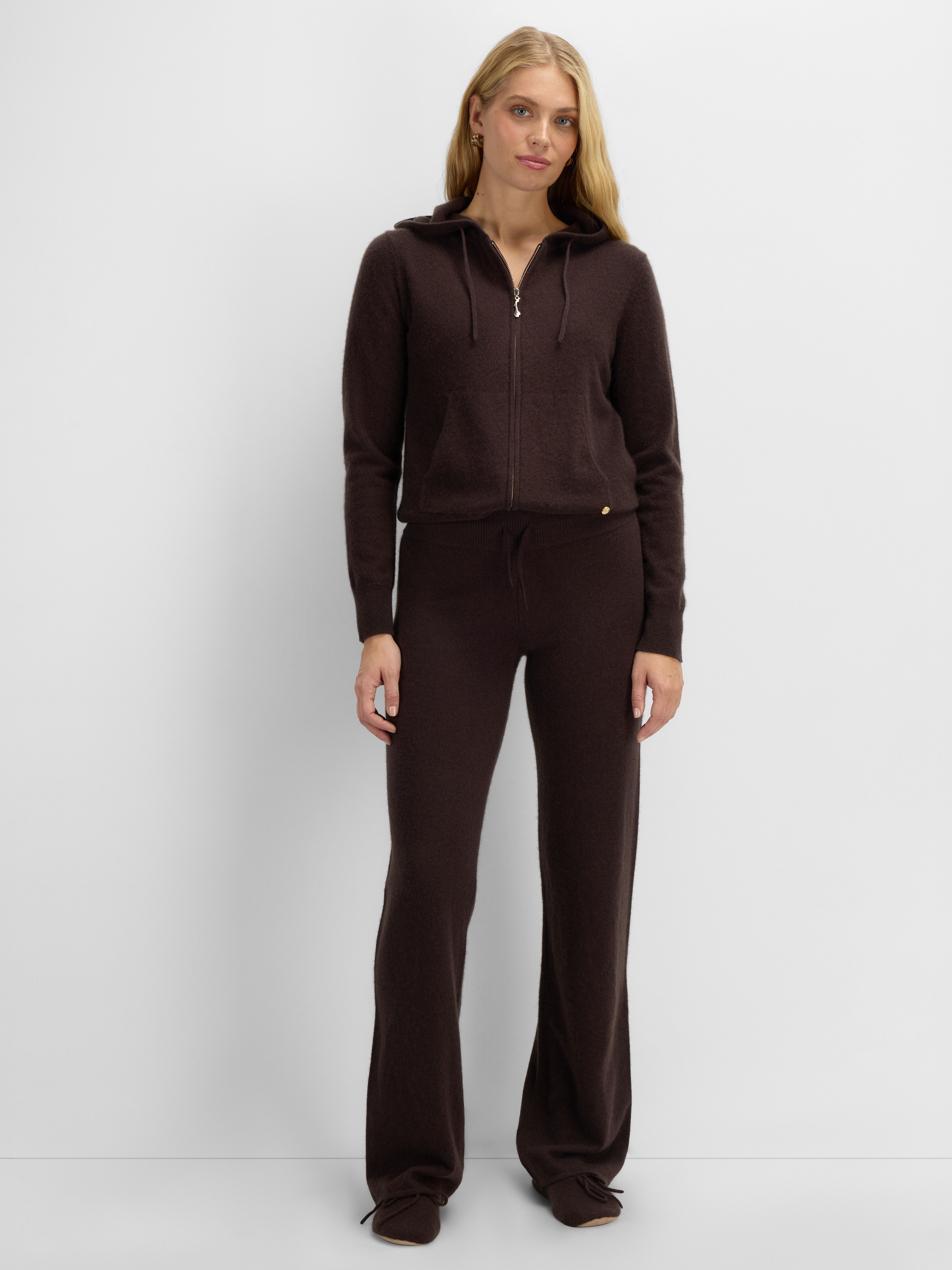 Stortoppen Kashmirbukse - Regular Dark Brown