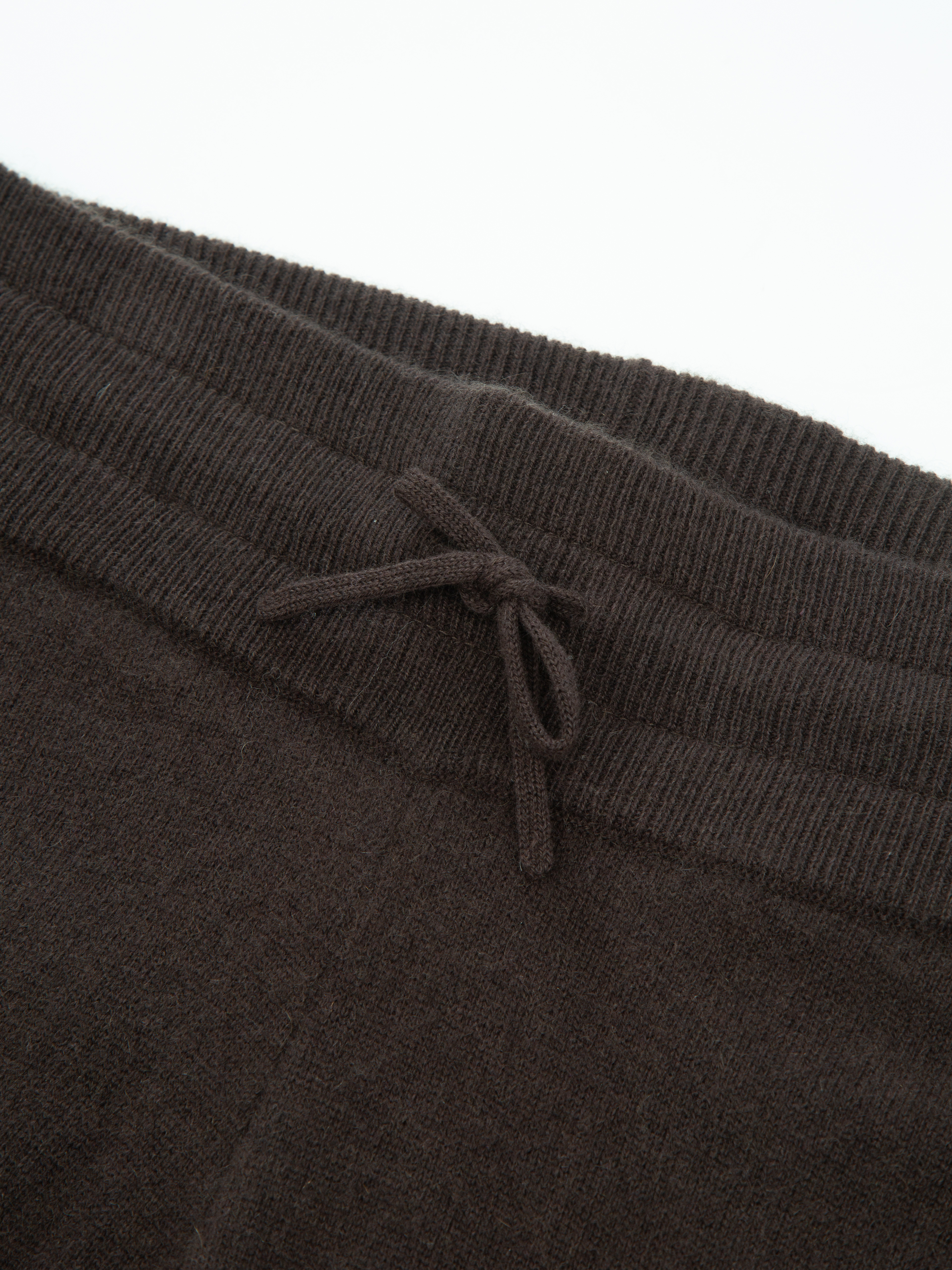 Stortoppen Kashmirbukse - Regular Dark Brown