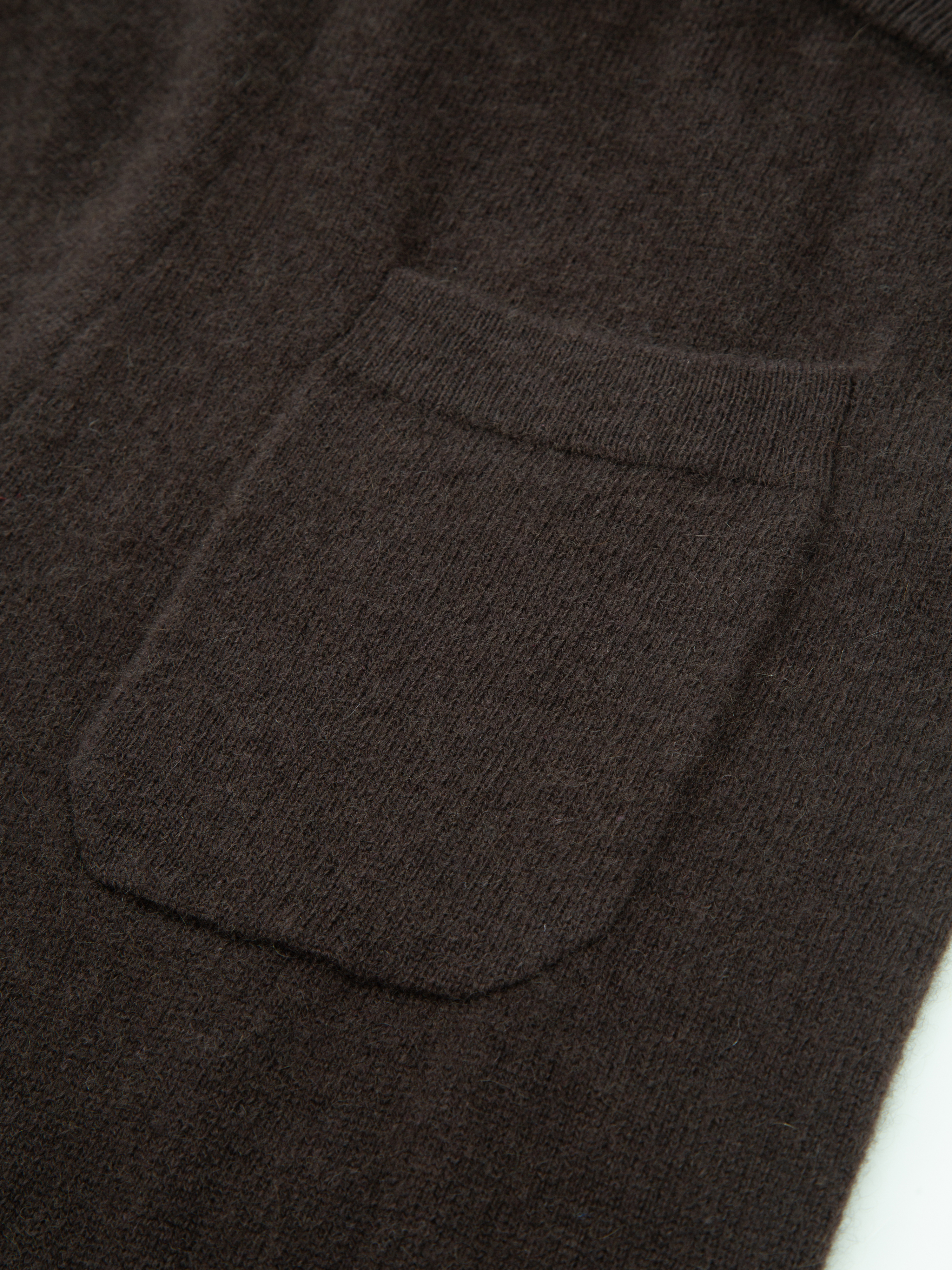 Stortoppen Kashmirbukse - Regular Dark Brown