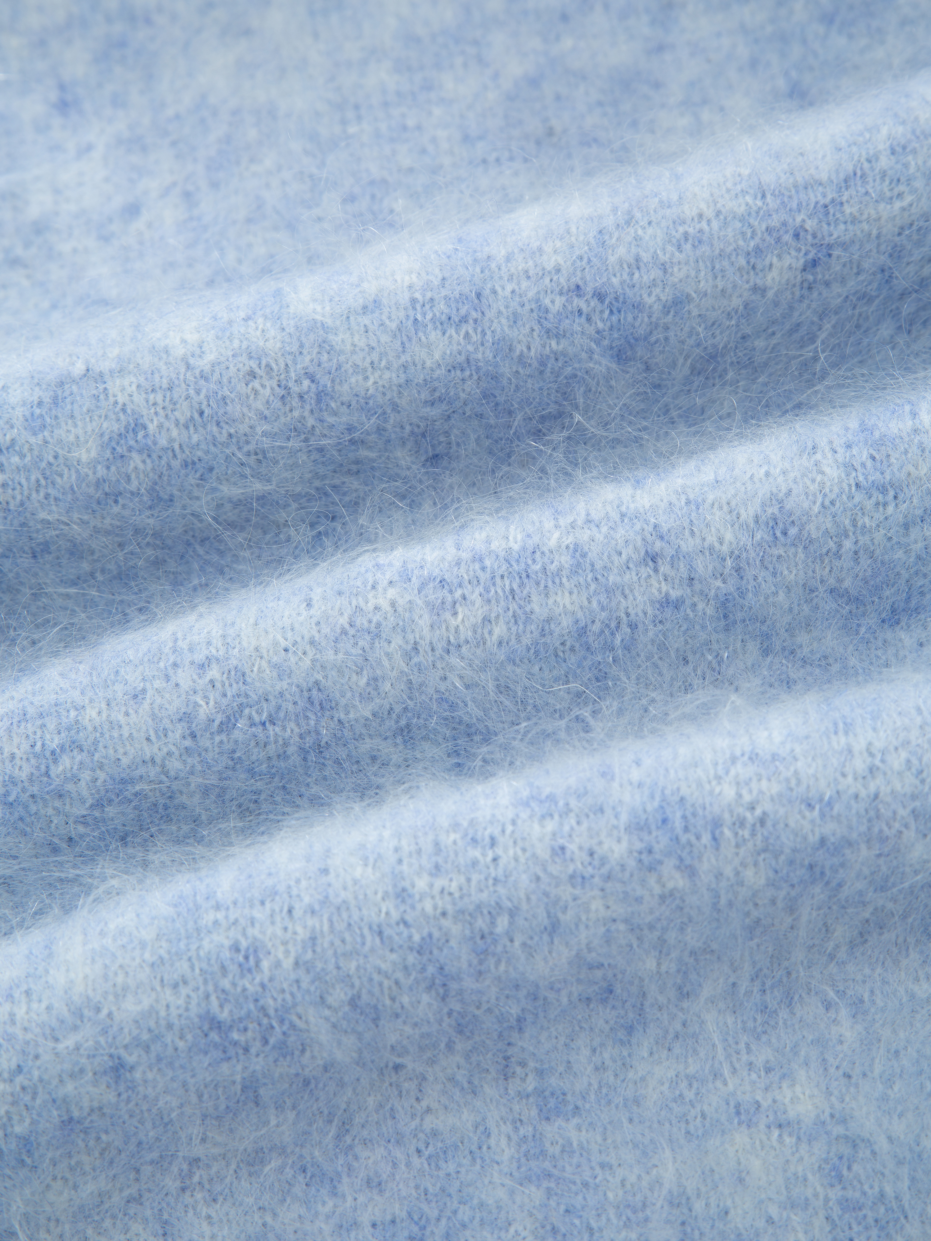 Tinden Strikkejakke Light Blue Melange