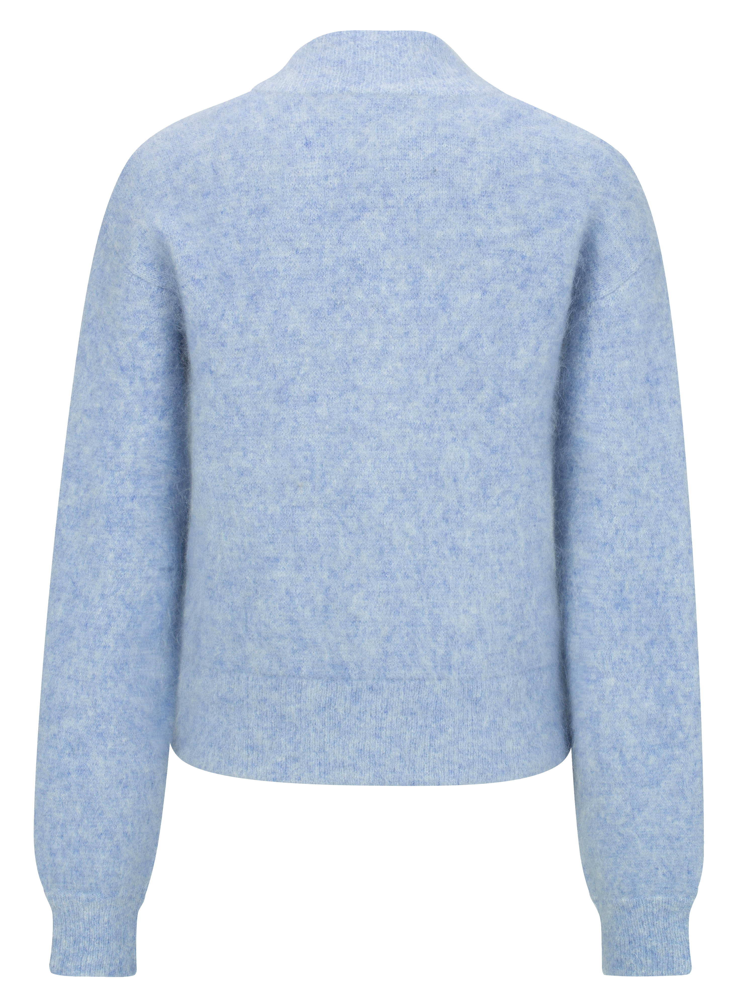 Tinden Strikkejakke Light Blue Melange