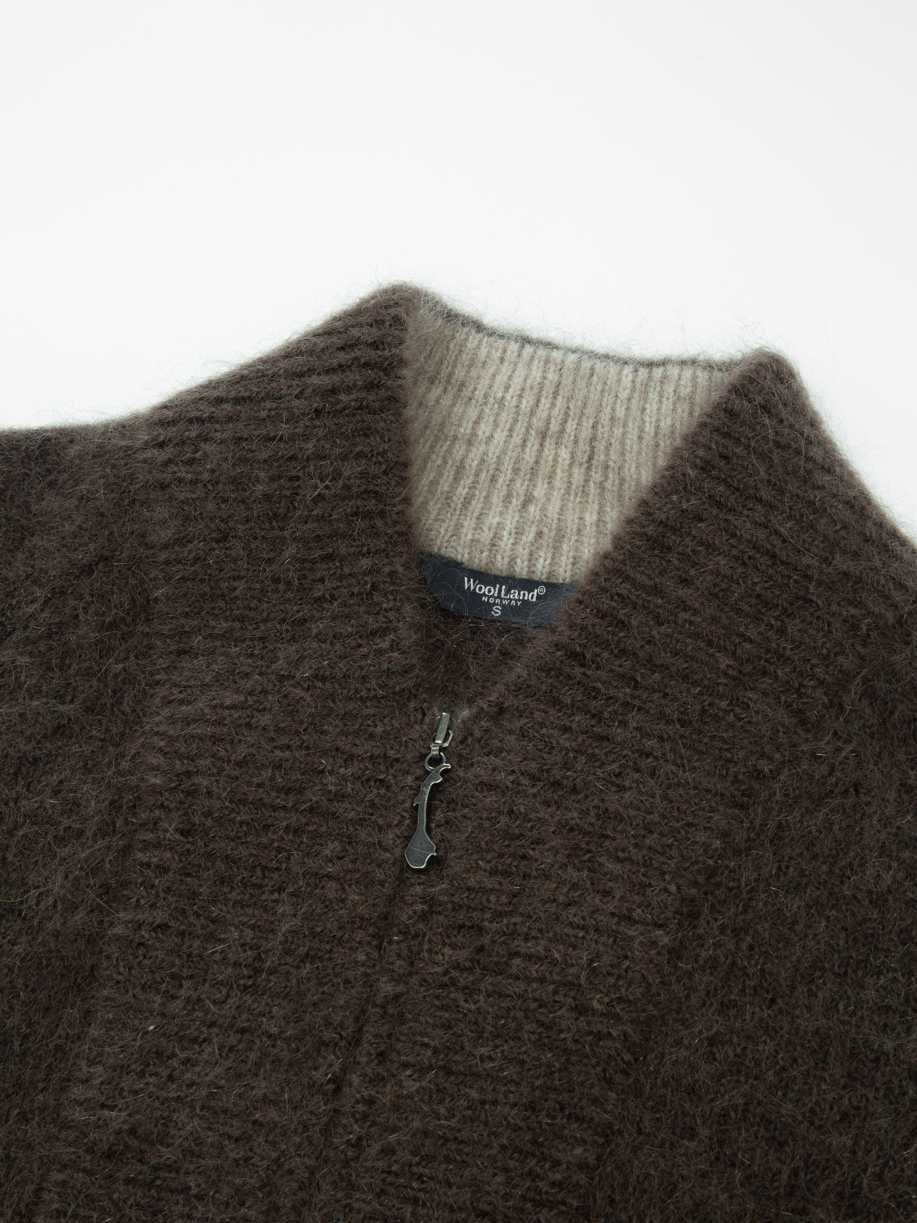 Torghatten Strikkegenser  Dark Brown