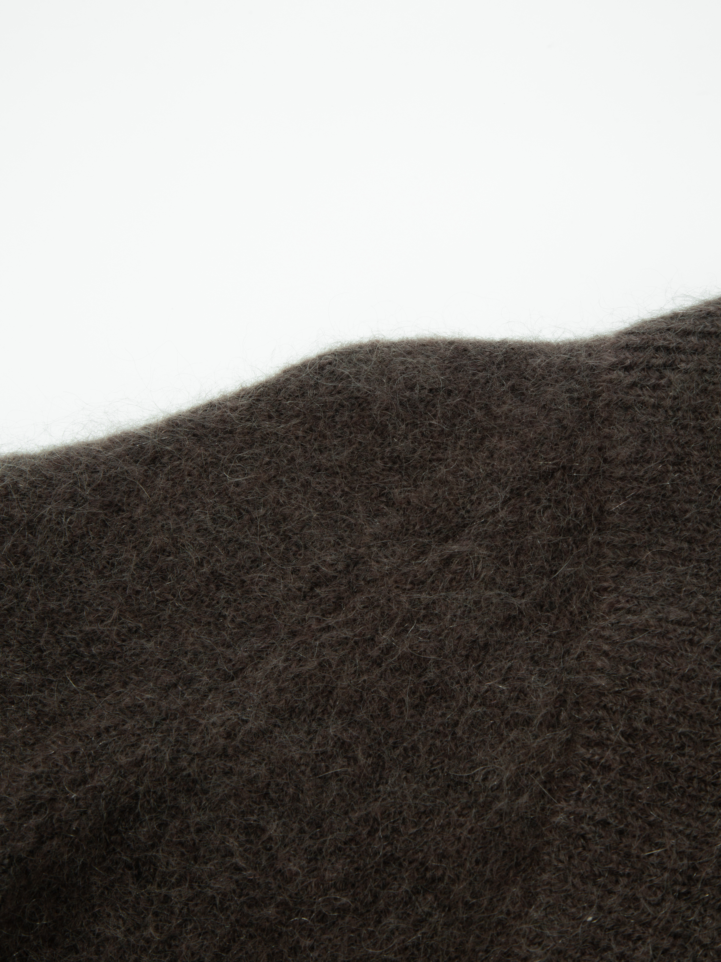 Torghatten Strikkegenser  Dark Brown