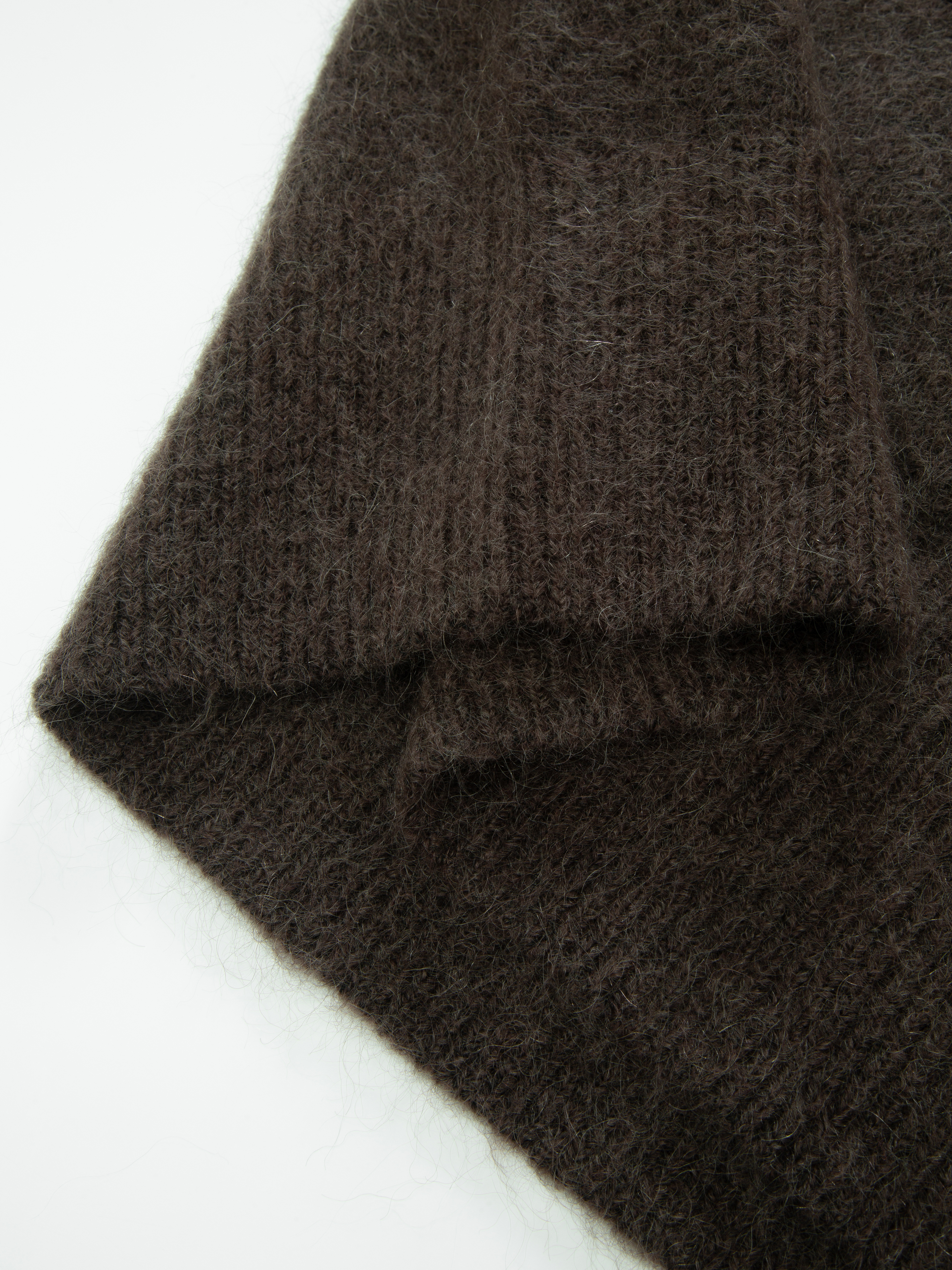 Torghatten Strikkegenser  Dark Brown