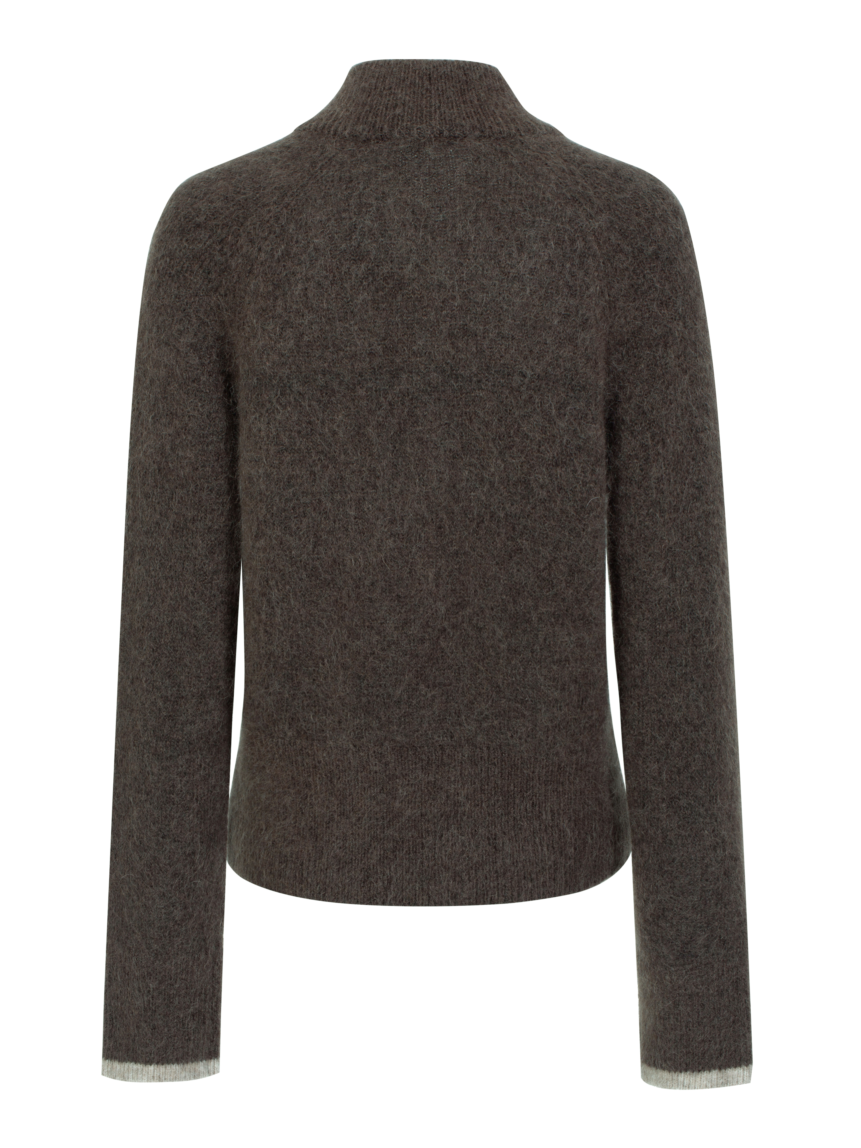 Torghatten Strikkegenser  Dark Brown