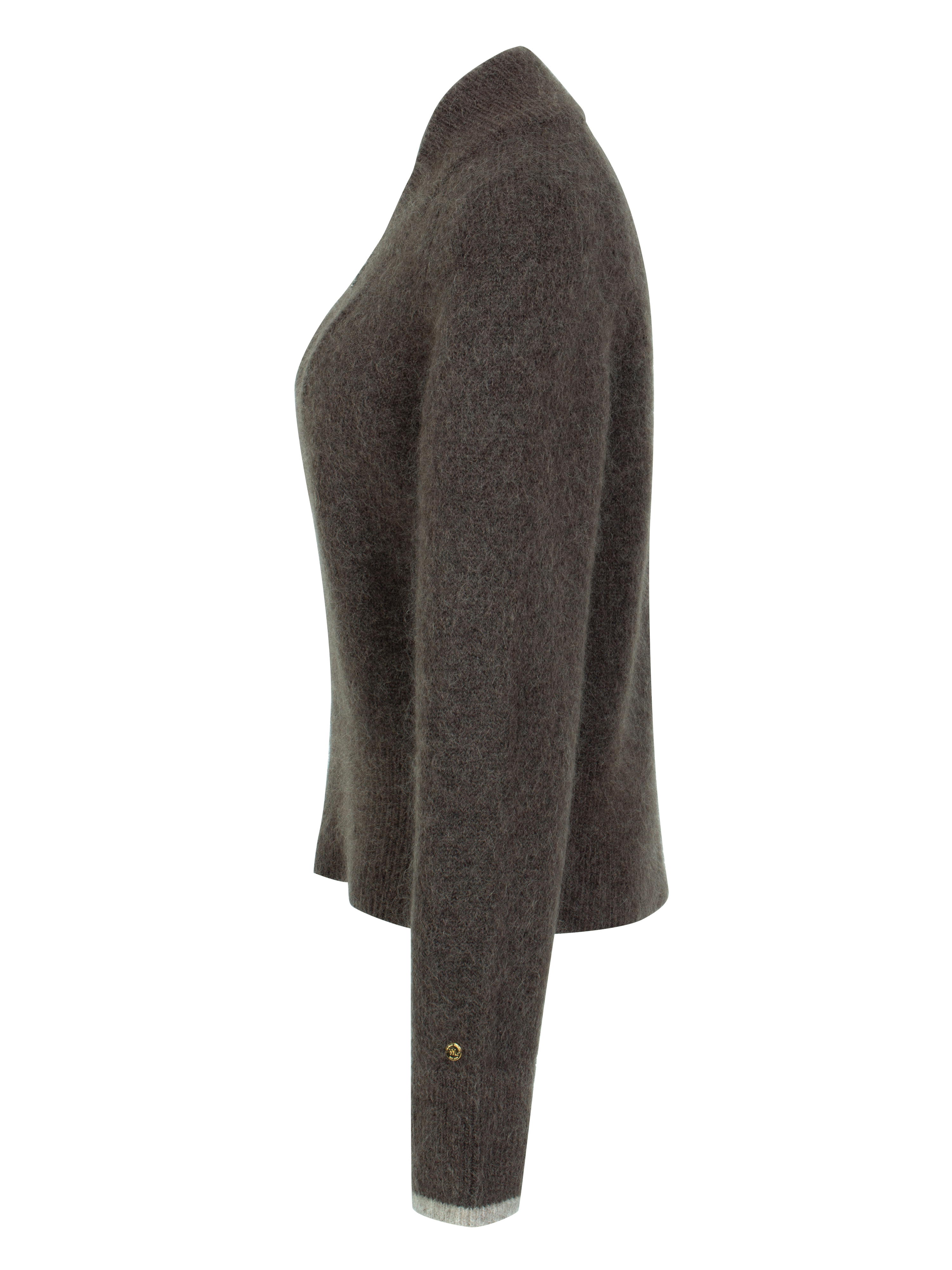 Torghatten Strikkegenser  Dark Brown