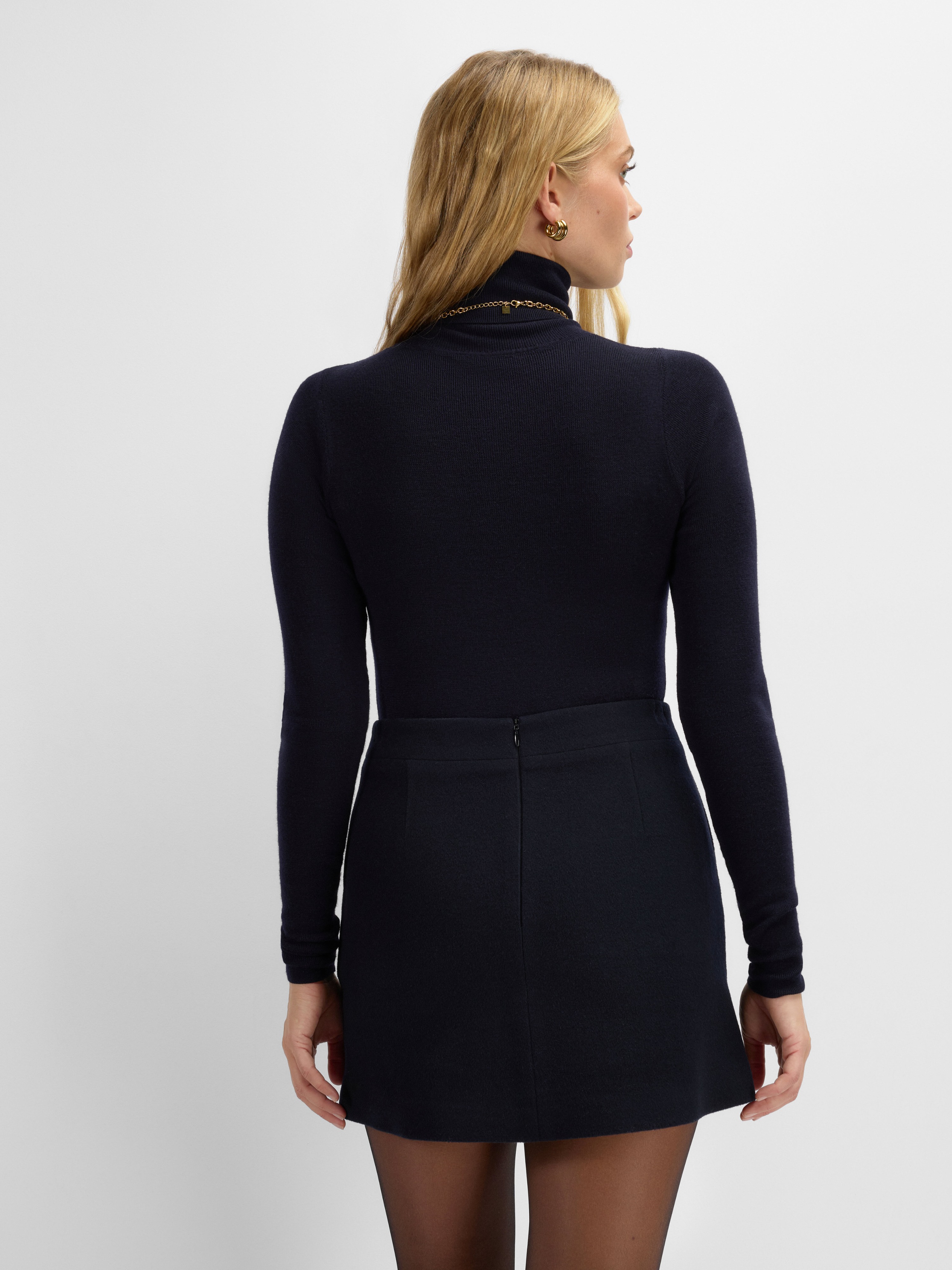 Trolltind Ullskjørt Dark Blue