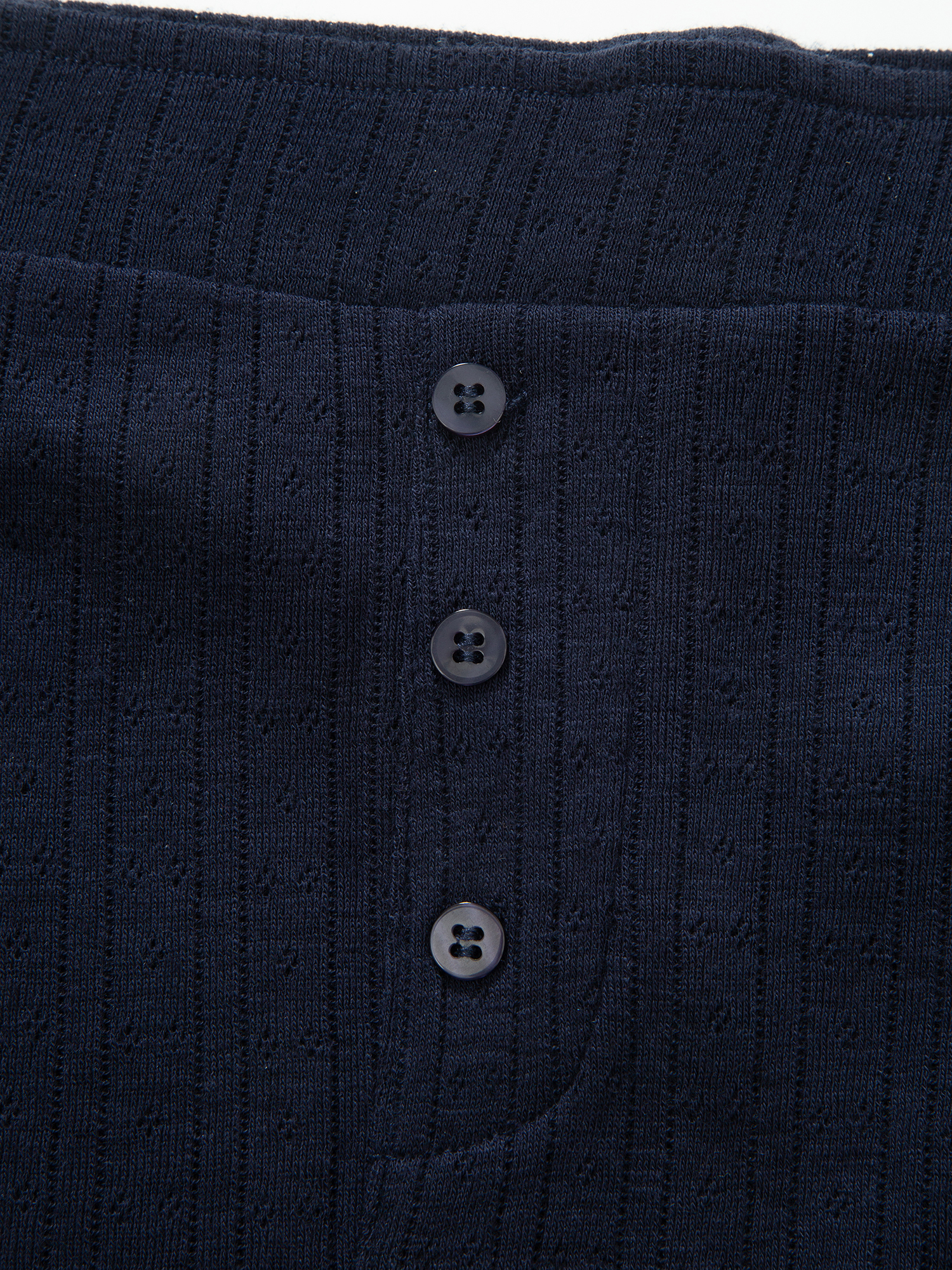 Visbretinden Pointelle Boxer Blue Ink