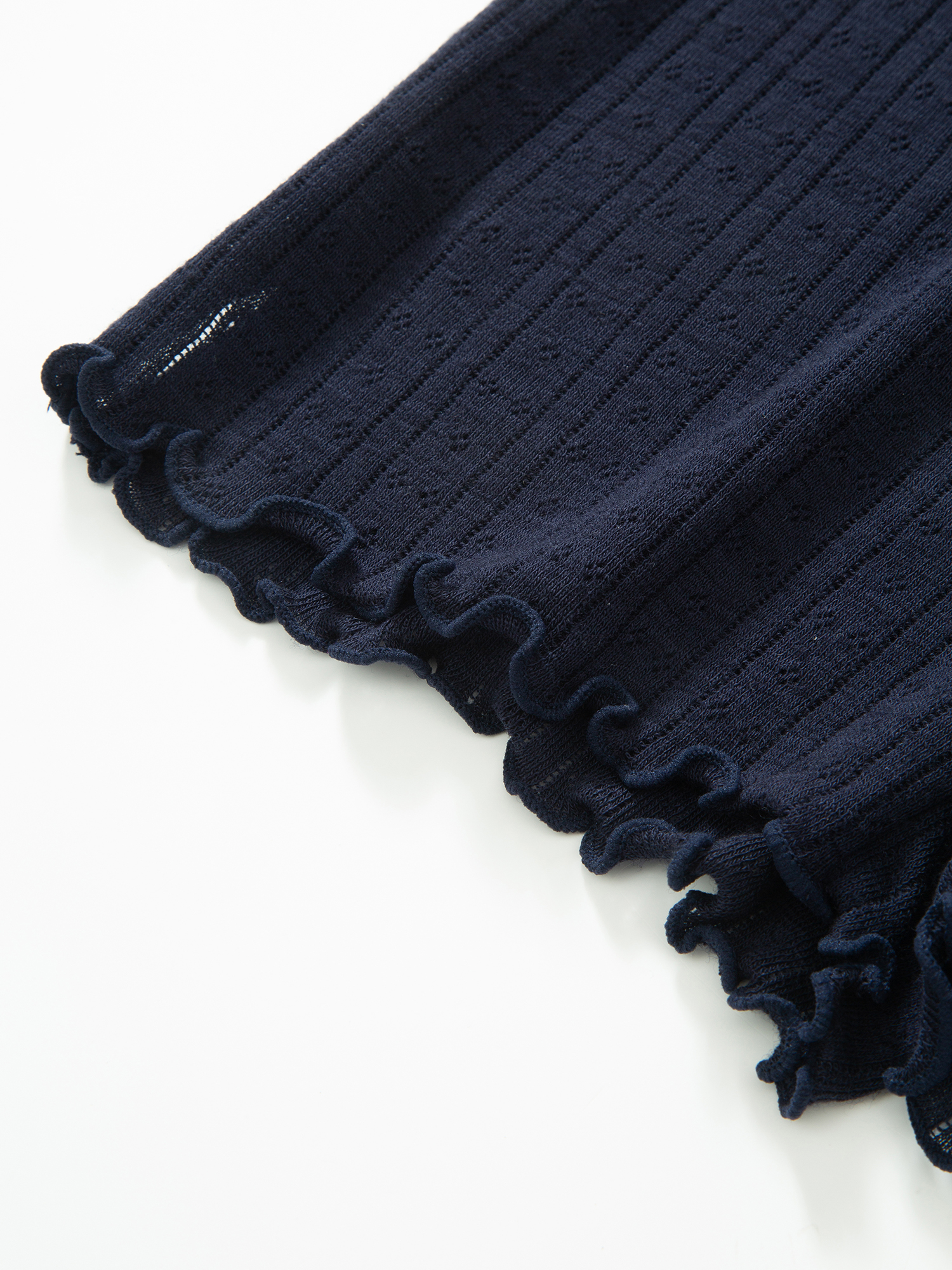 Visbretinden Pointelle Boxer Blue Ink