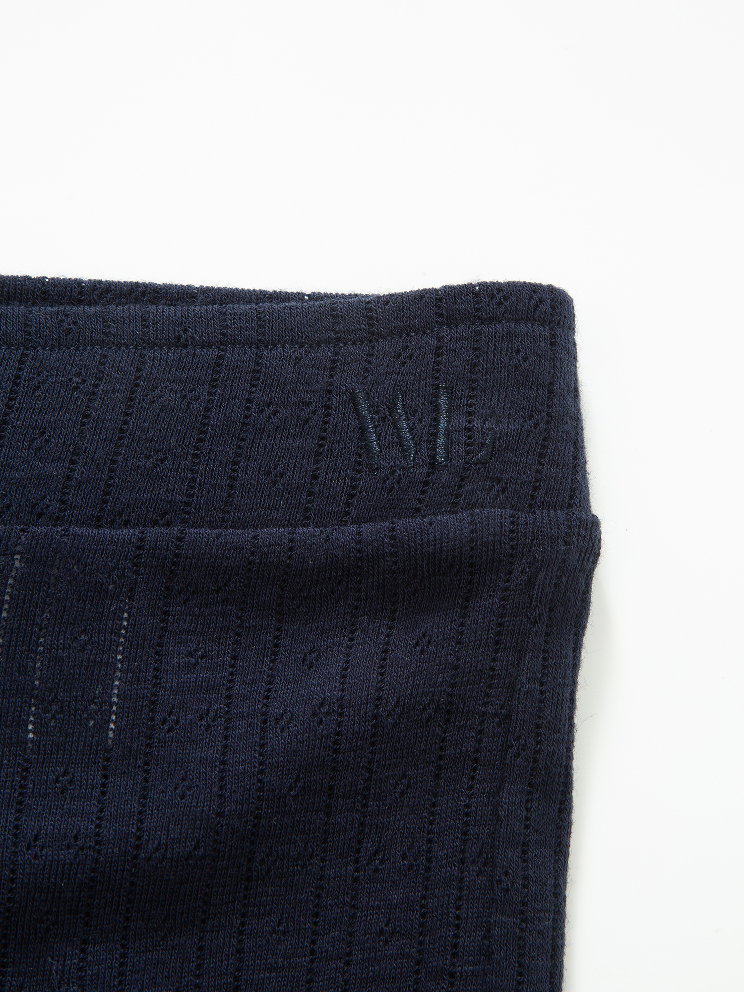 Visbretinden Pointelle Boxer Blue Ink