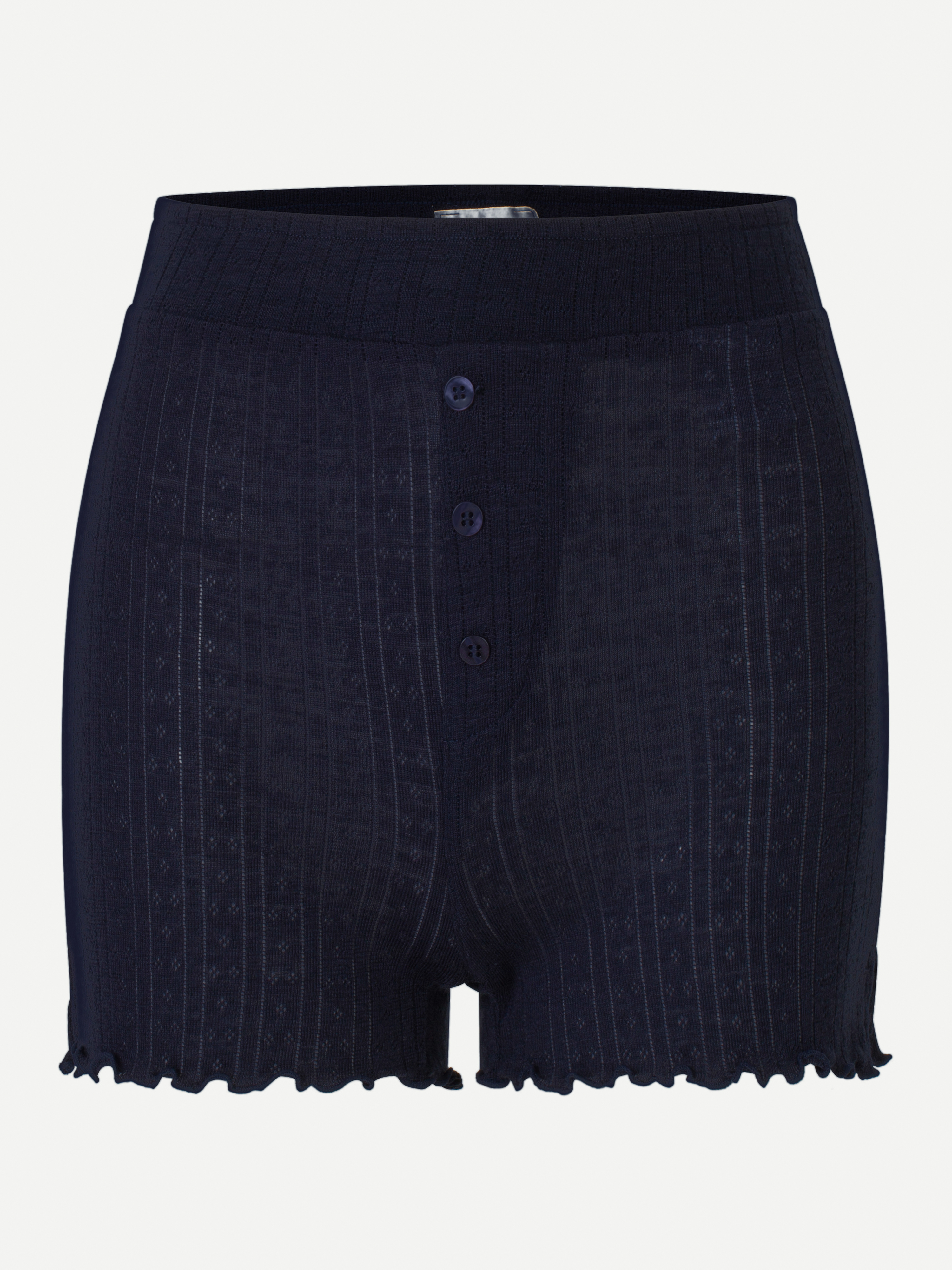 Visbretinden Pointelle Boxer Blue Ink