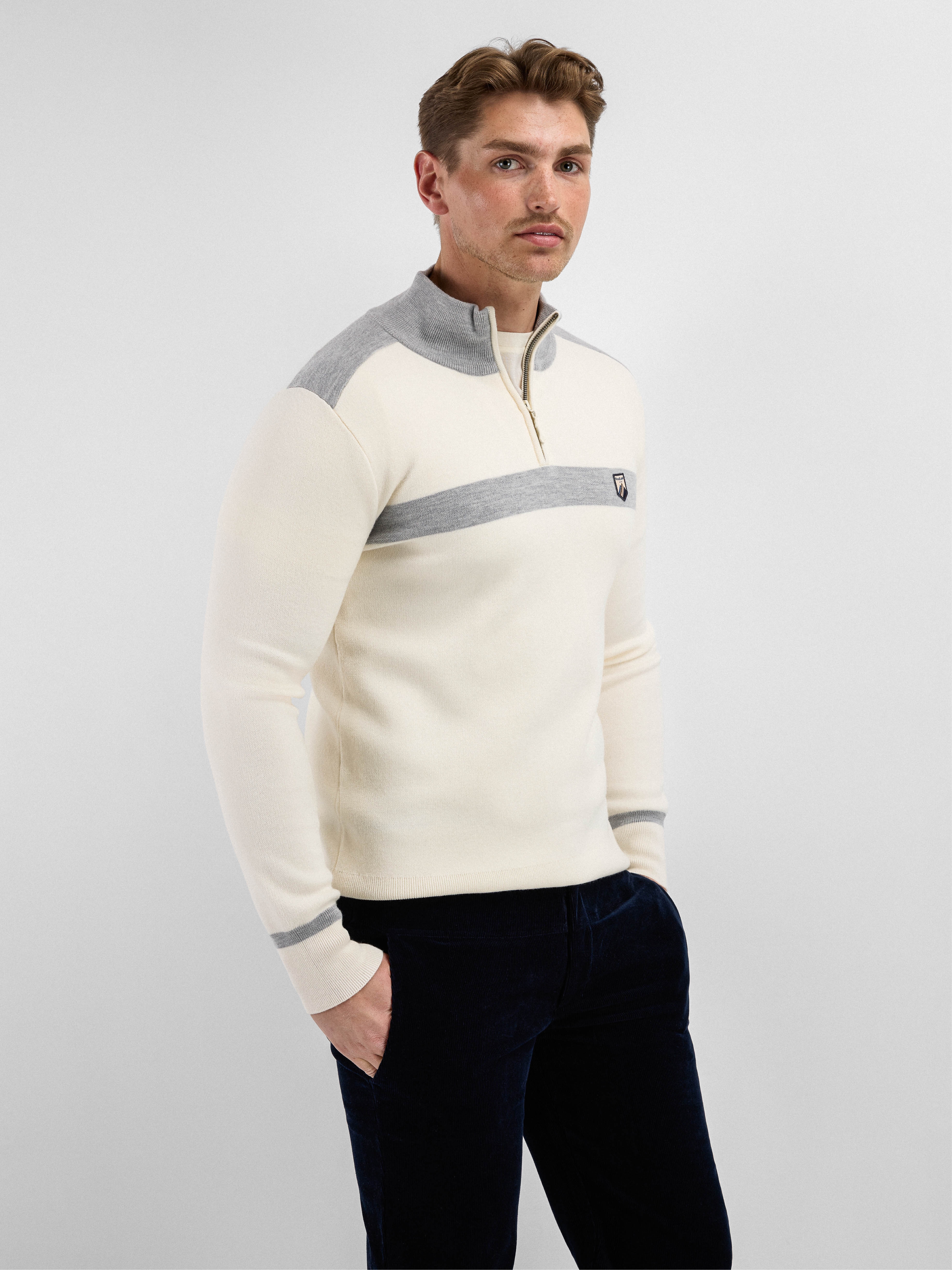 Hemsedal Ullgenser Light Grey Melange