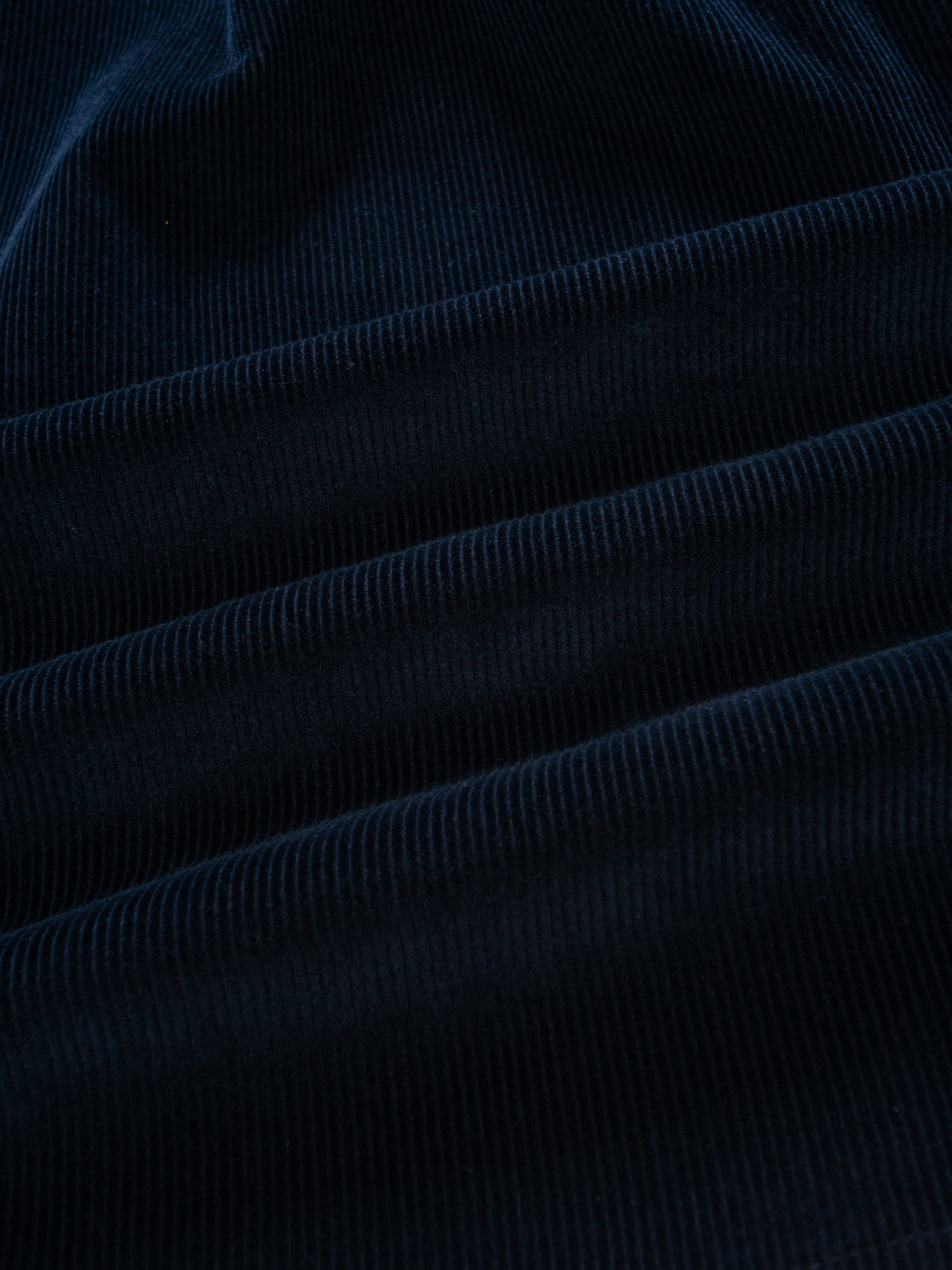 Lygna Cordskjorte Dark Blue