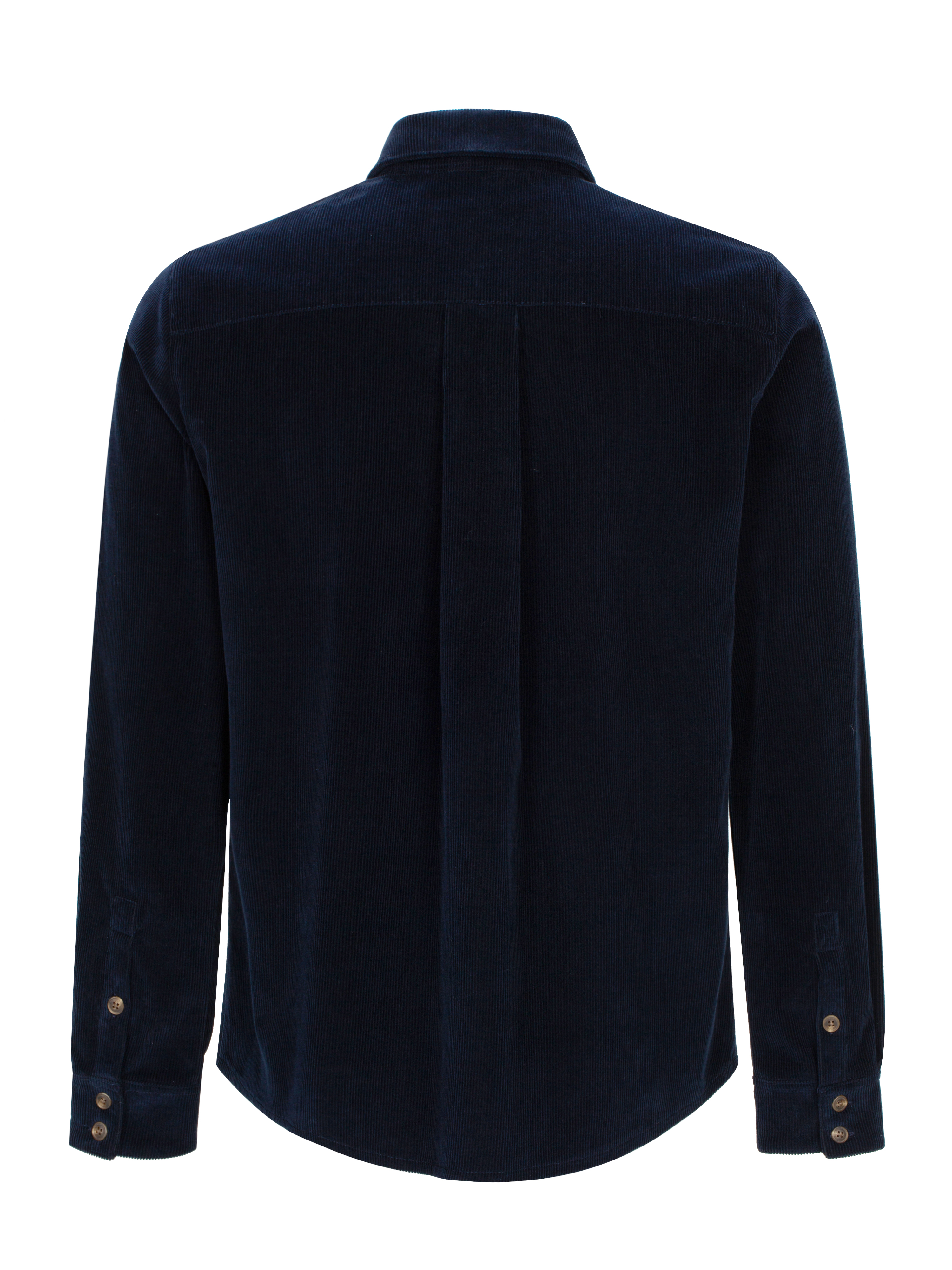 Lygna Cordskjorte Dark Blue