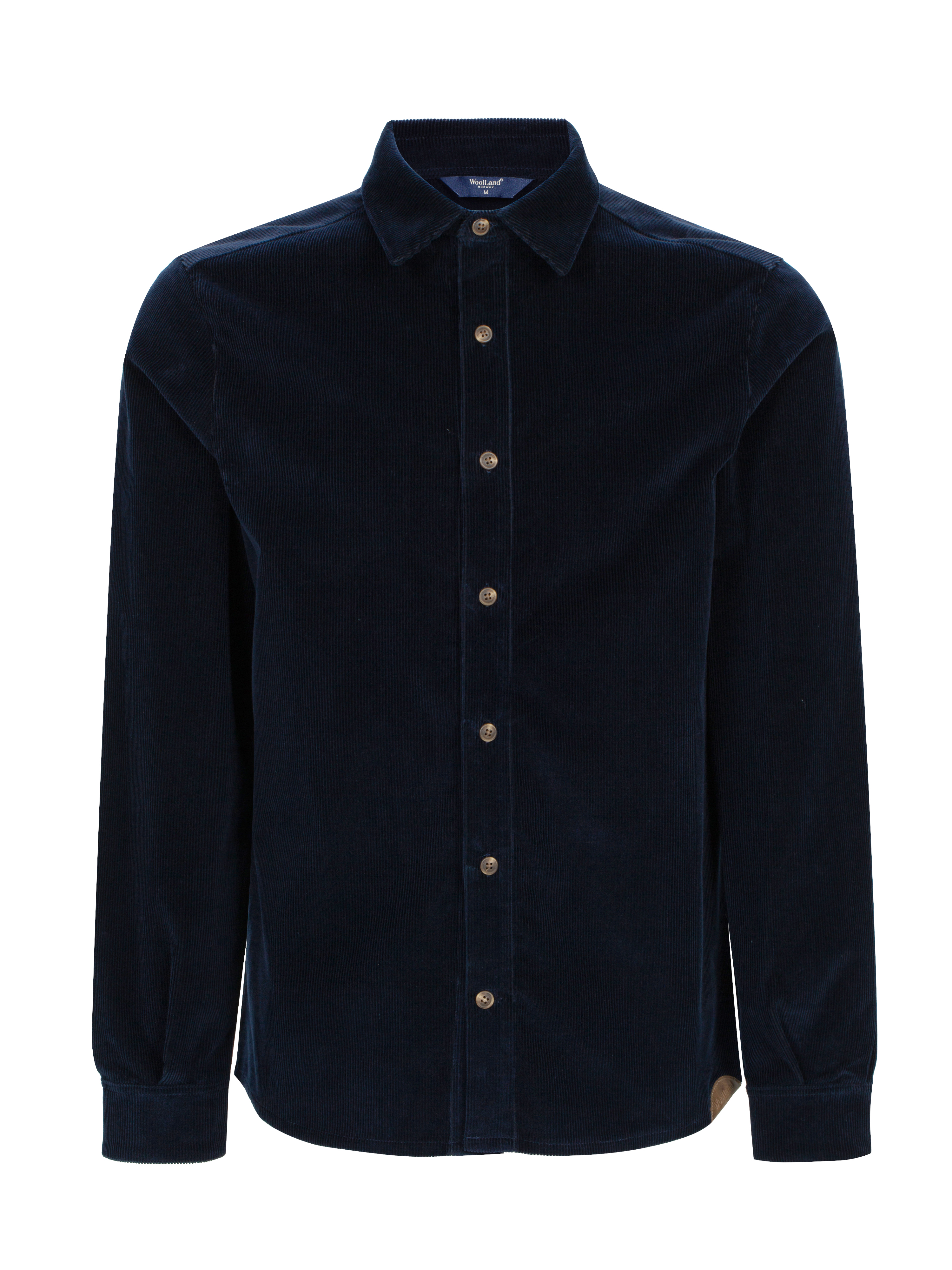 Lygna Cordskjorte Dark Blue