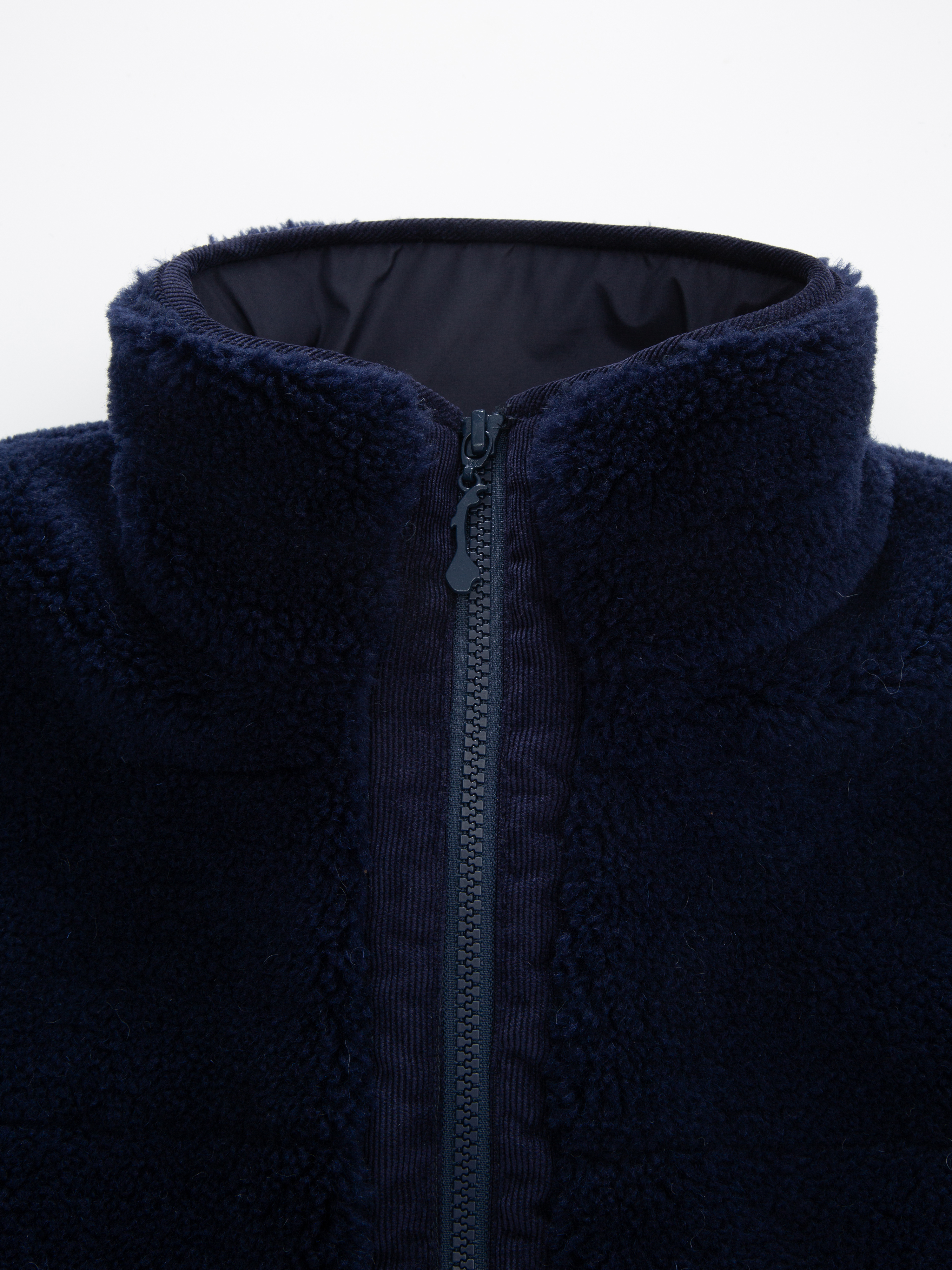 Nusfjord Fleece Vest Blue Ink