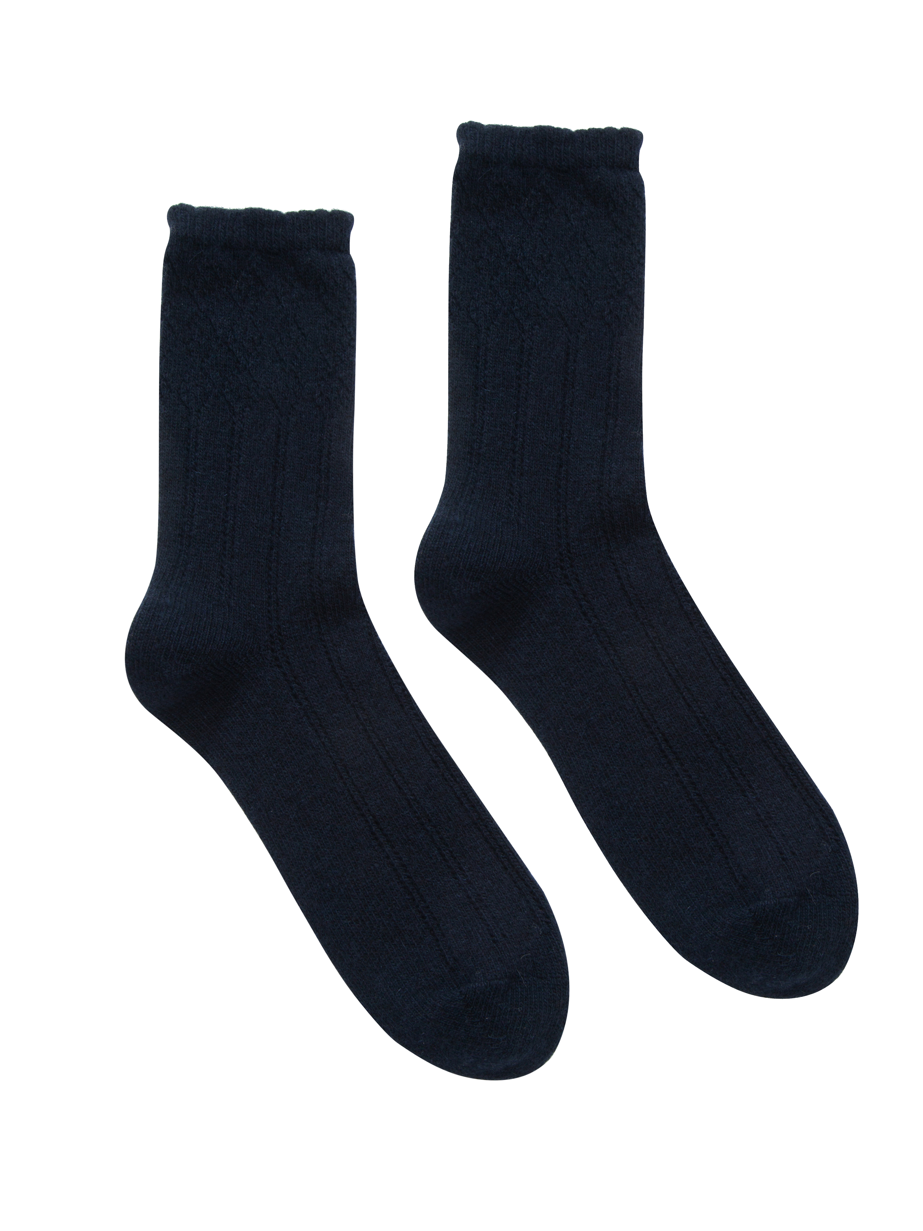 Lyngen Kashmirsokker Dark Blue